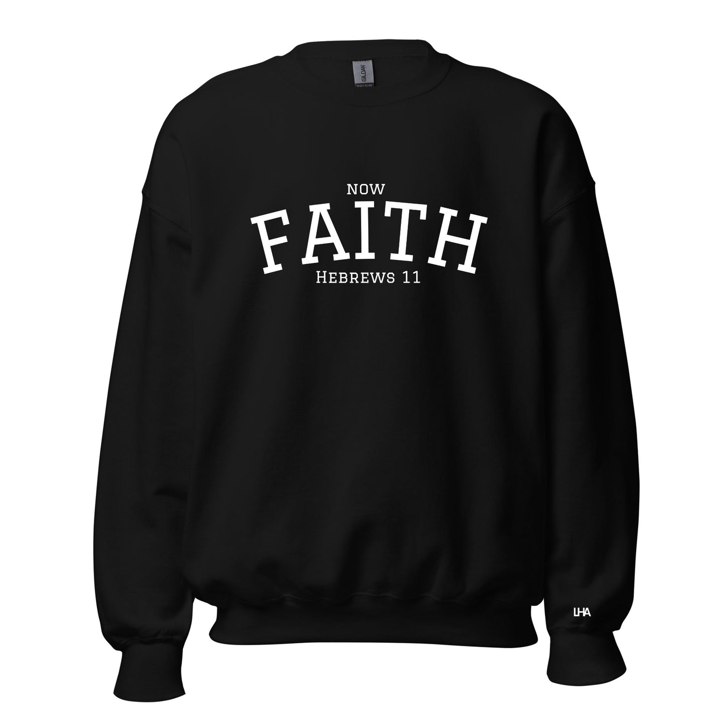 Sweatshirt - Now Faith - Collegiate - GLOW in the DARK