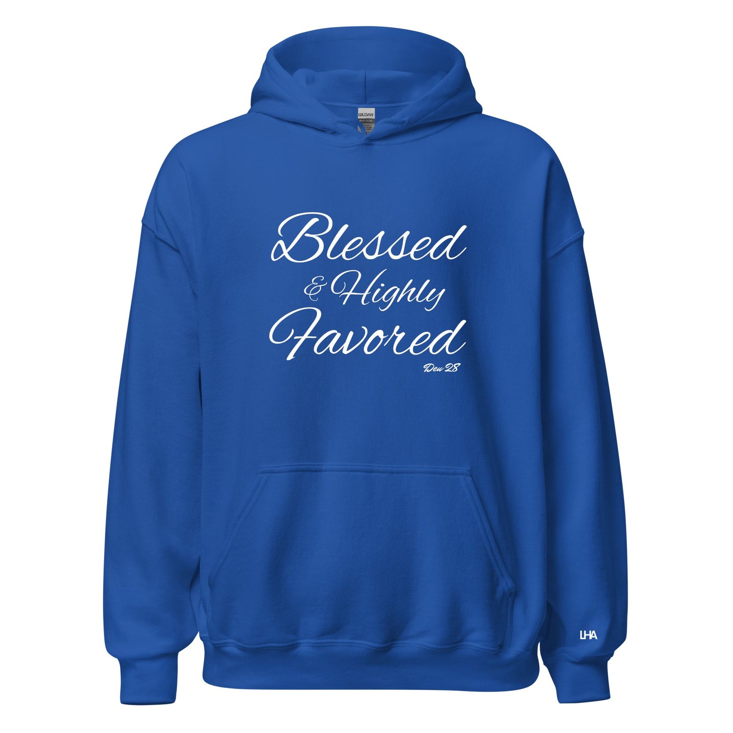 Hoodie - Blessed AHF - Cursive