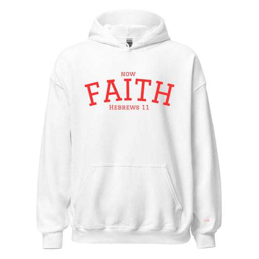 Hoodie - Now Faith - Collegiate