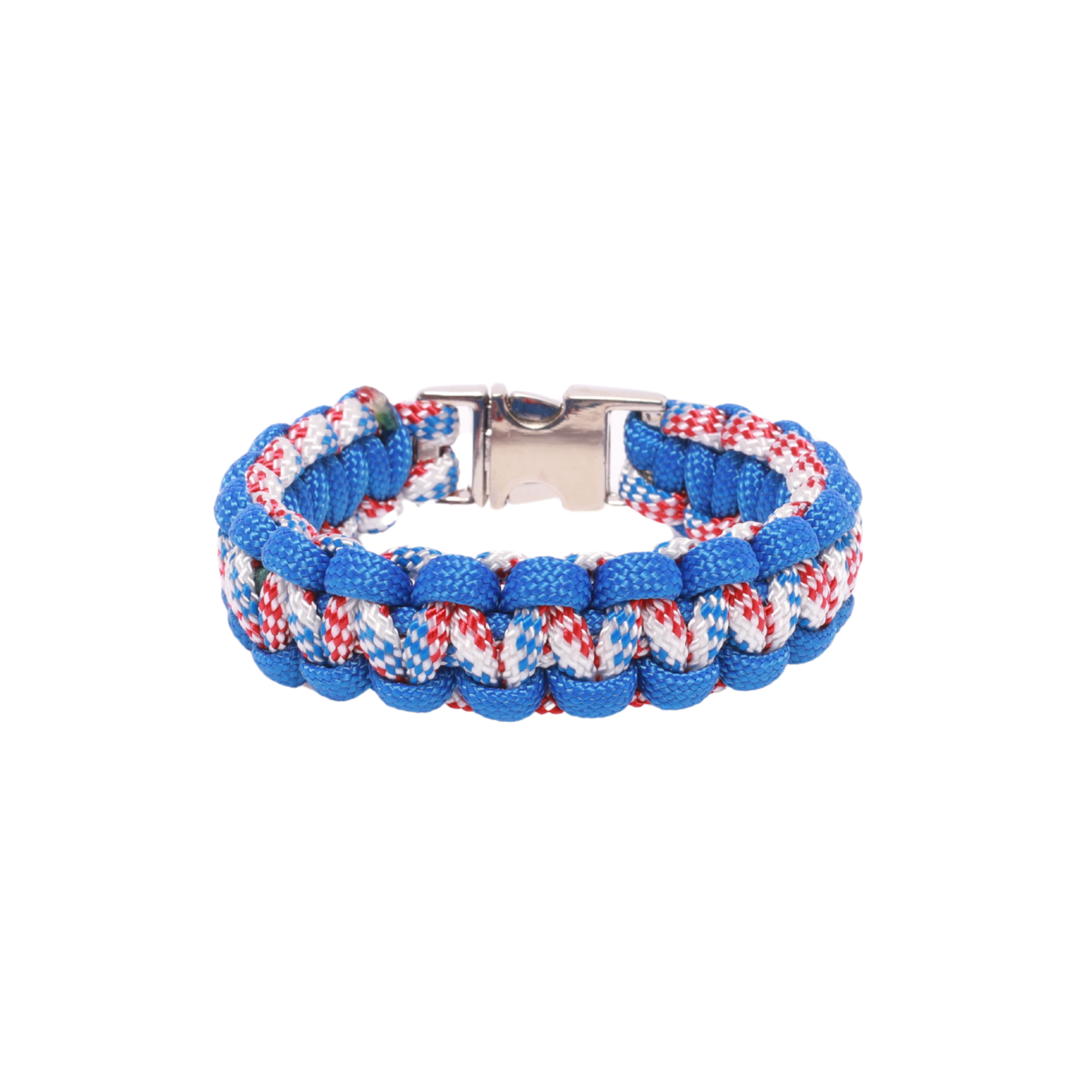 Bracelet - Cobra Style - USA Patriotic/ Royal Blue