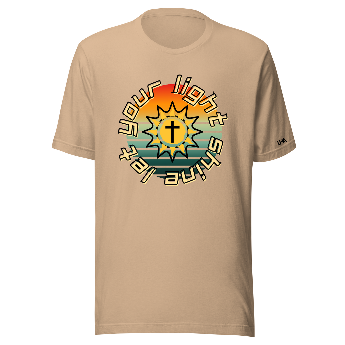 T-Shirt - Let Your Light Shine - Sunburst