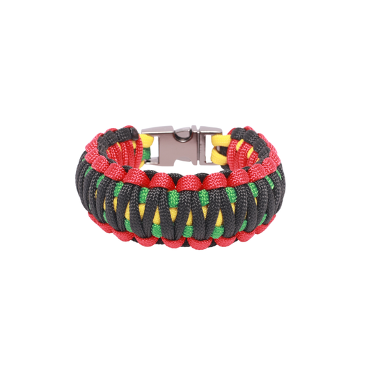 Paracord Bracelet - King Cobra Style - Juneteenth