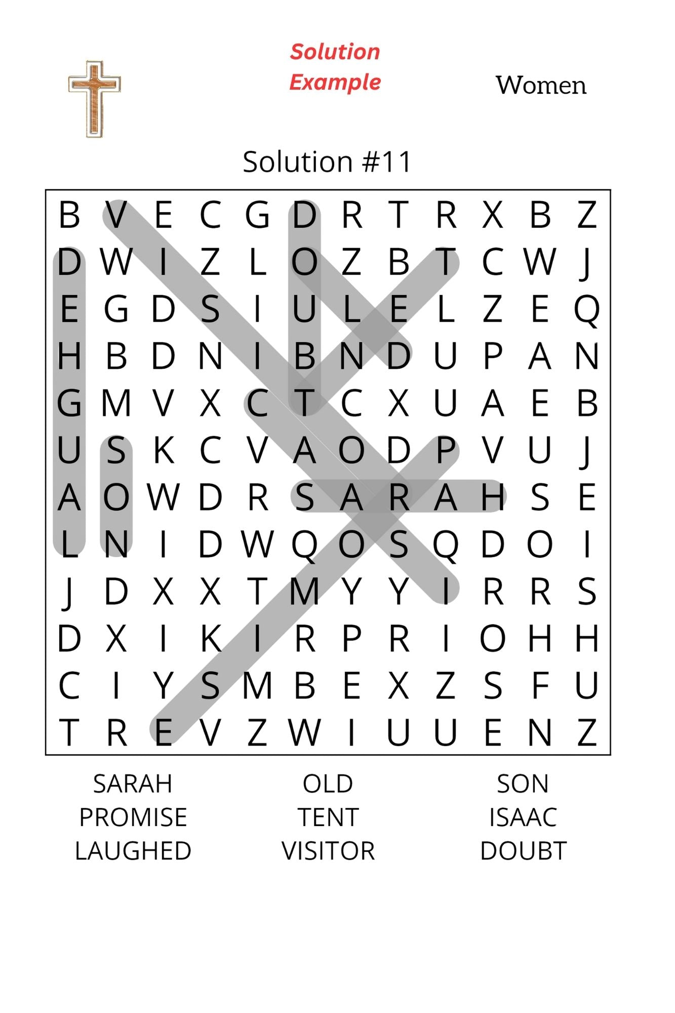 Word Search - Women in The Bible (Paperback)