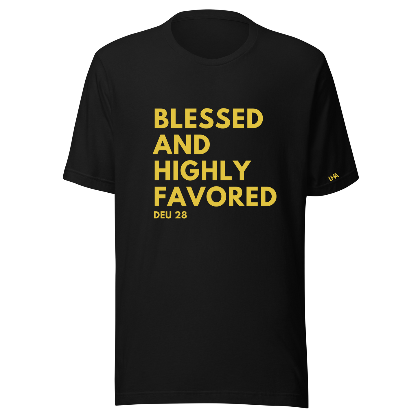 T-Shirt - Blessed AHF - Text - GOLD FOIL