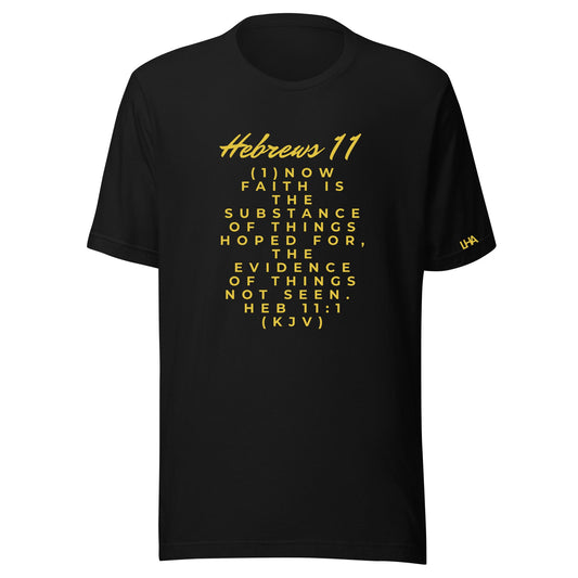 T-Shirt - Hebrews 11 - Scripture - GOLD FOIL