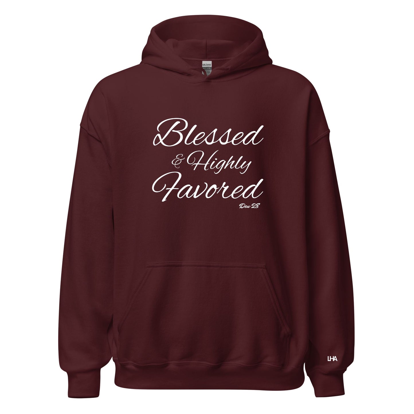 Hoodie - Blessed AHF - Cursive