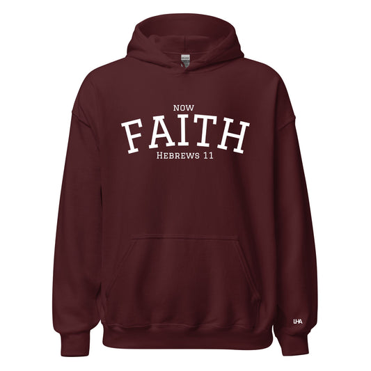 Hoodie - Now Faith - Collegiate
