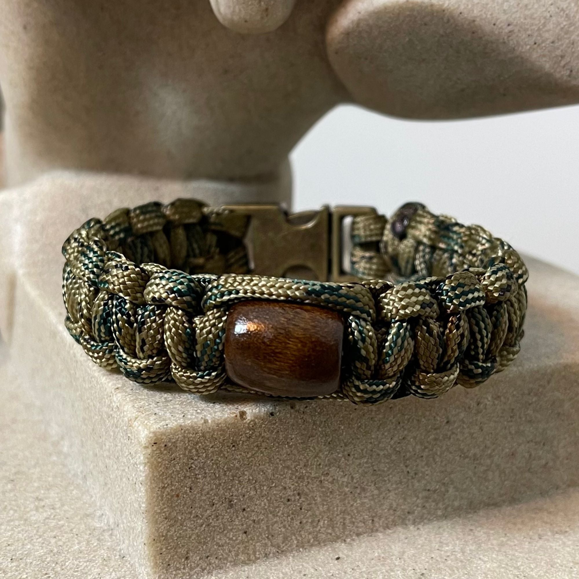 Bracelet - Wood Beads - Ground Camo