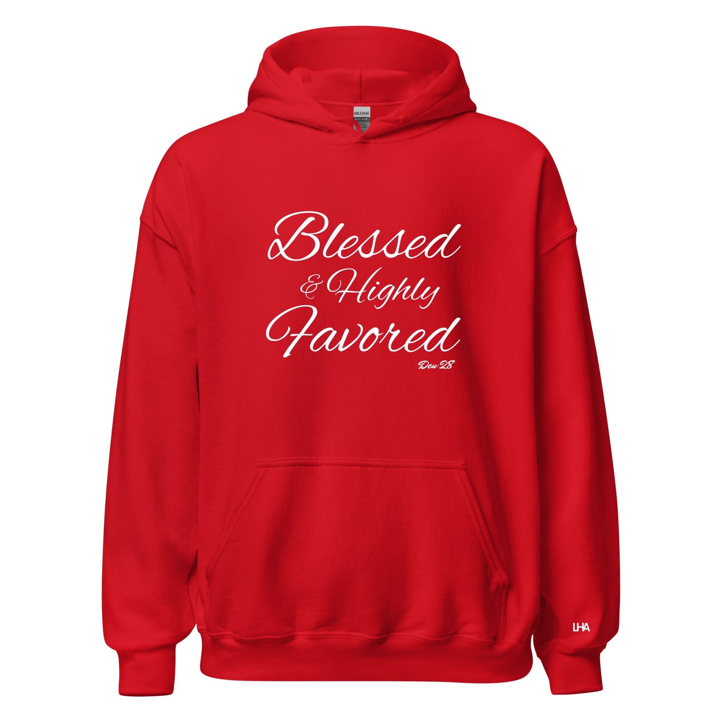 Hoodie - Blessed AHF - Cursive