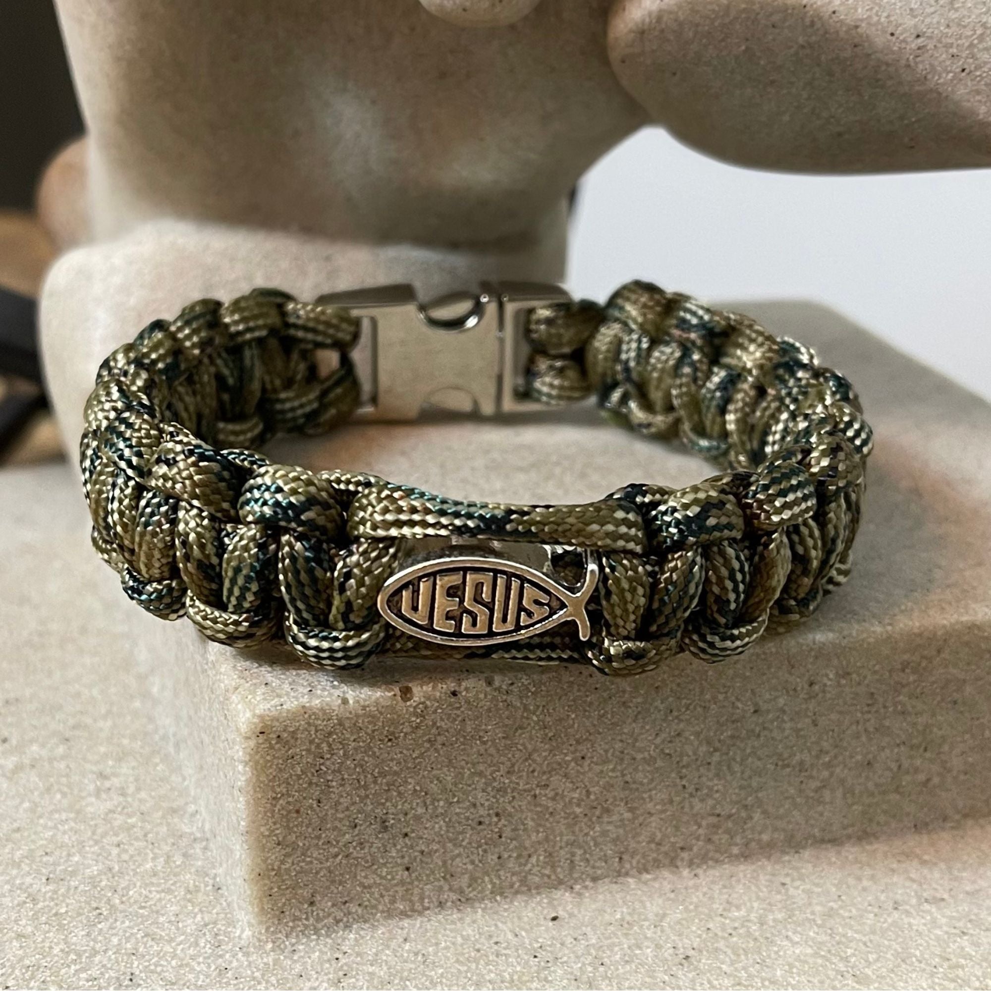 Bracelet - Metal Beads - Ground Camo