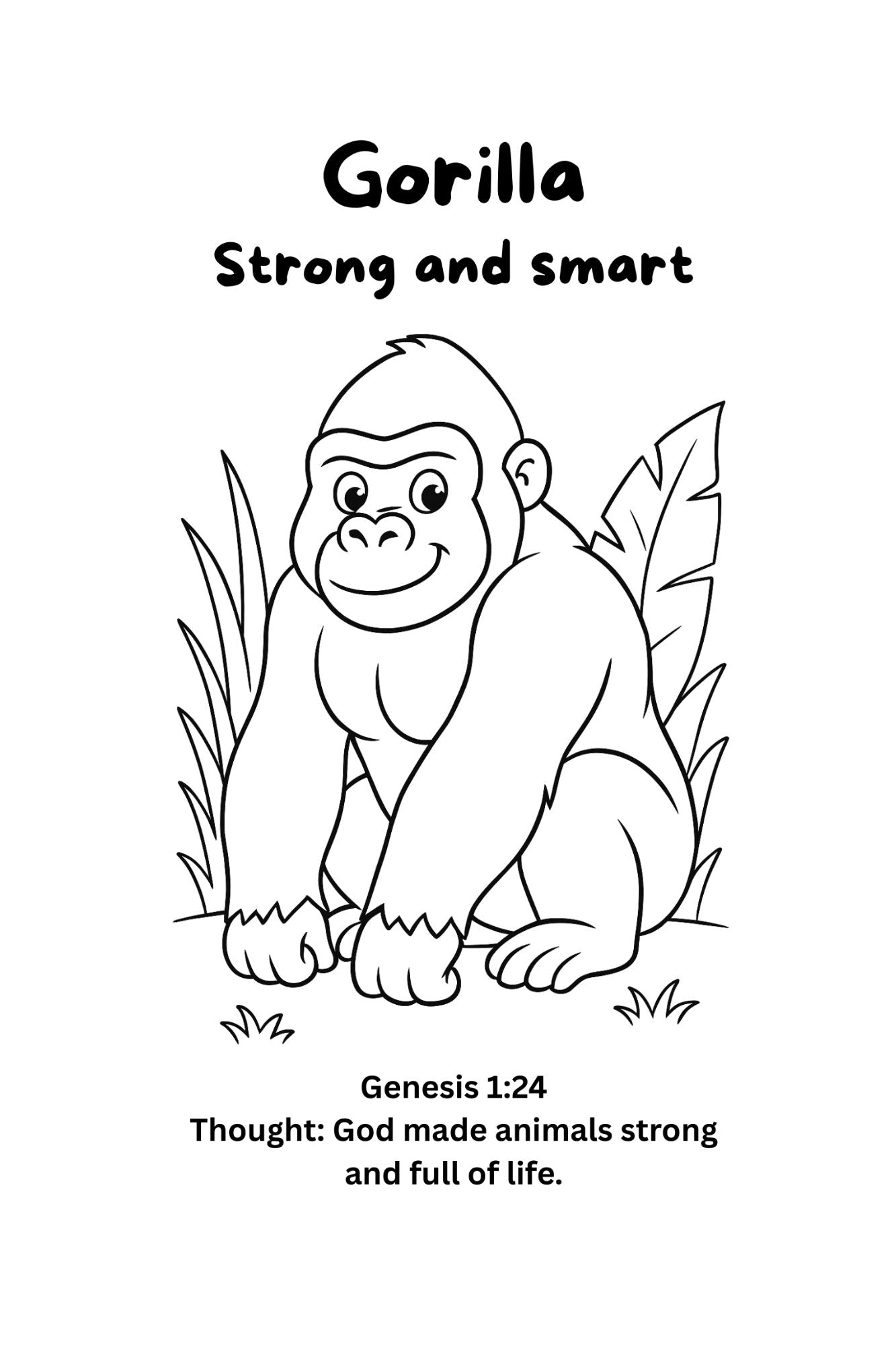 Coloring Book - Animals in the Jungle (Paperback)