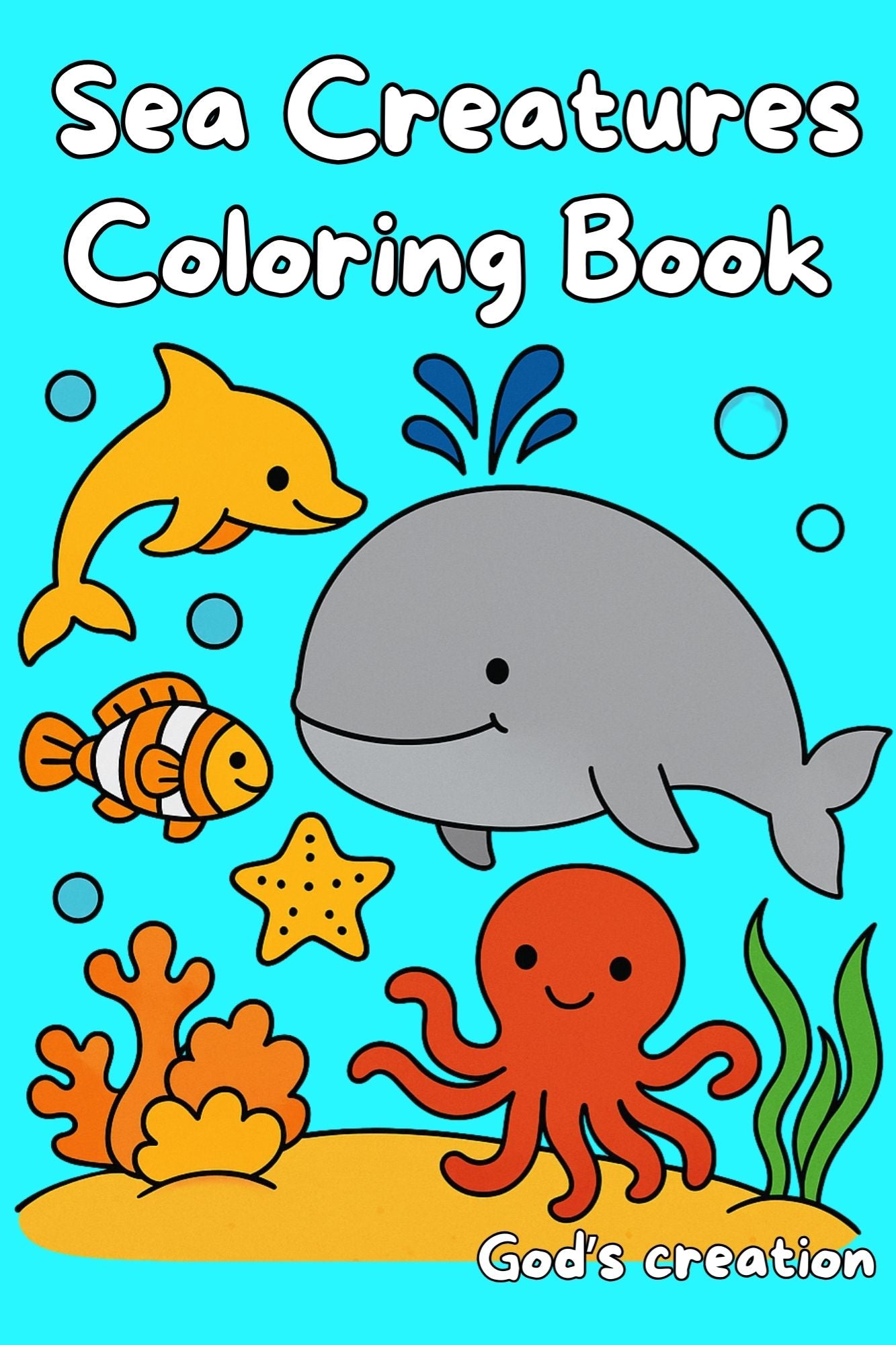 Coloring Book - Sea Creatures (Paperback)