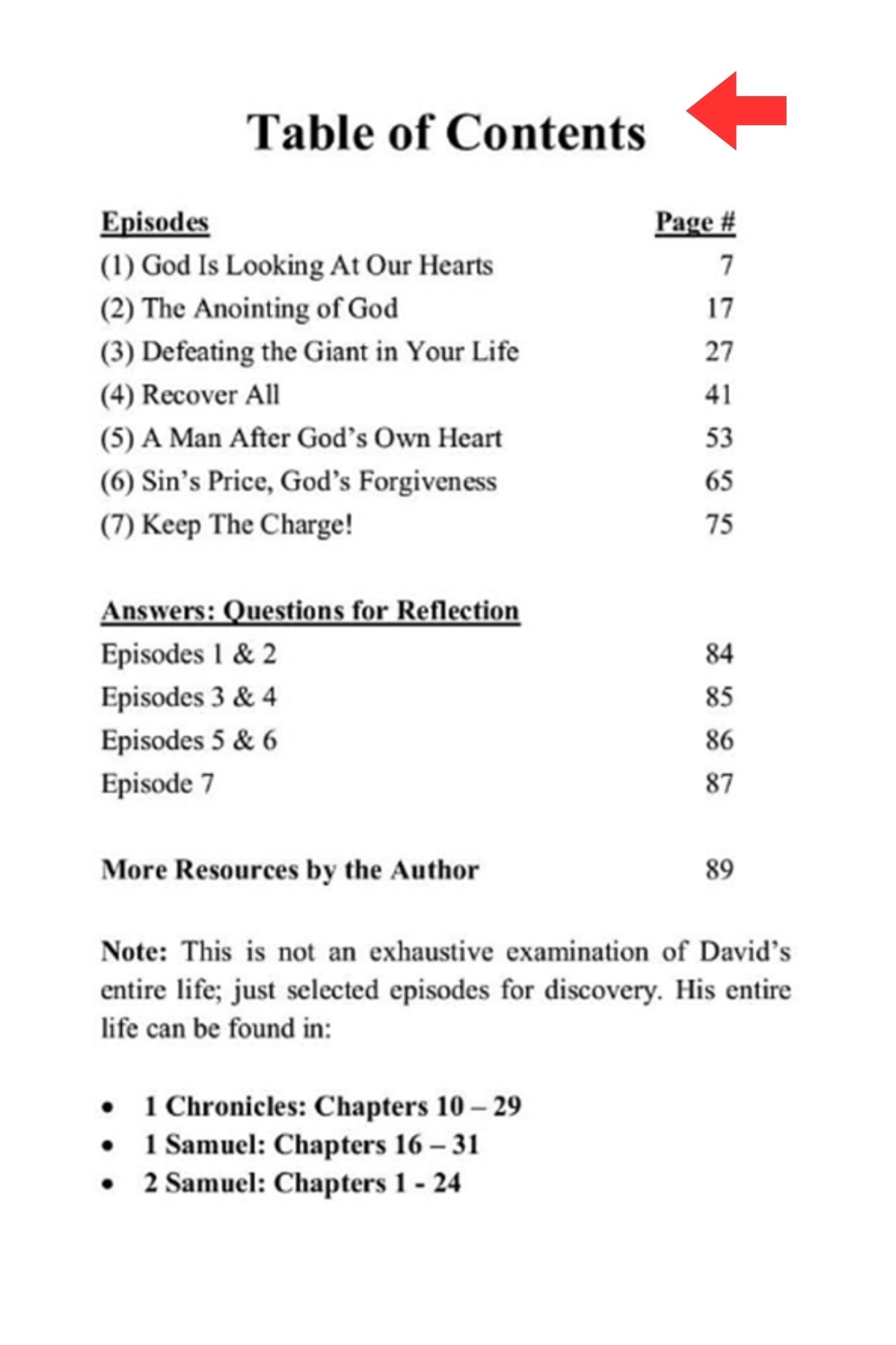 Bible Study - The Life of David - King of Israel (Paperback)