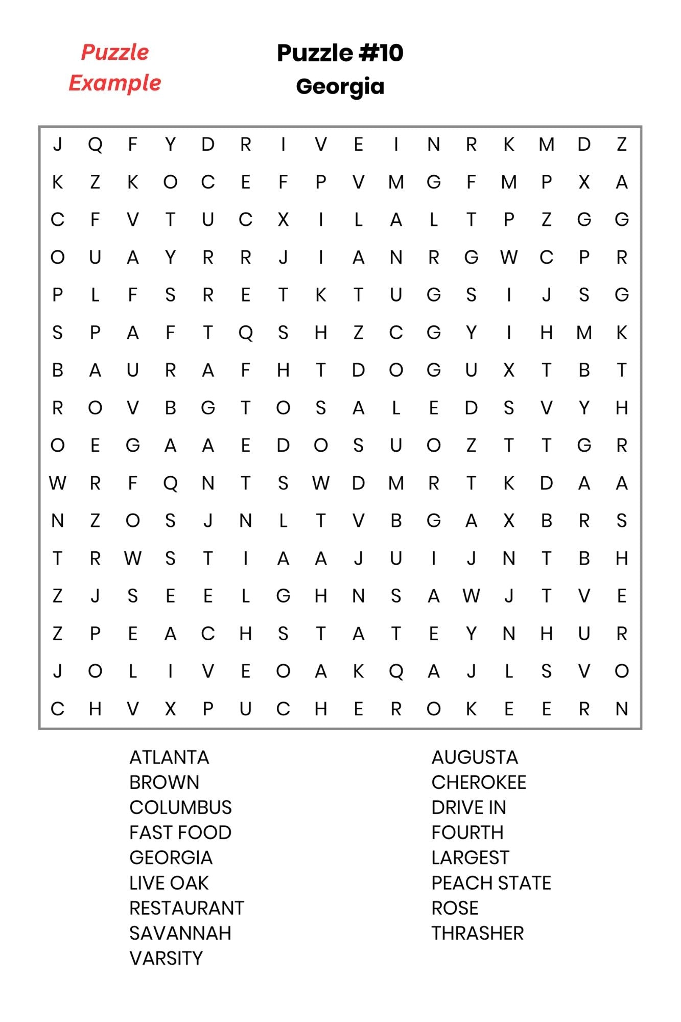 Word Search - United States (Paperback)