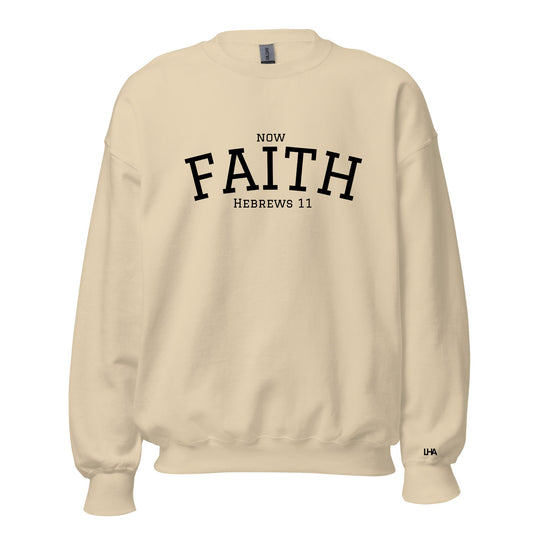 Sweatshirt - Now Faith - Collegiate