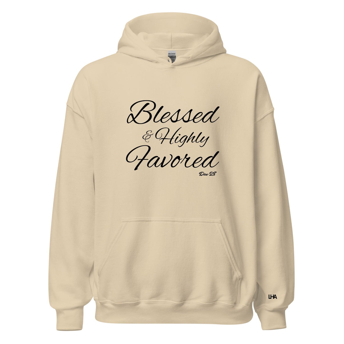Hoodie - Blessed AHF - Cursive