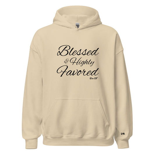 Hoodie - Blessed AHF - Cursive