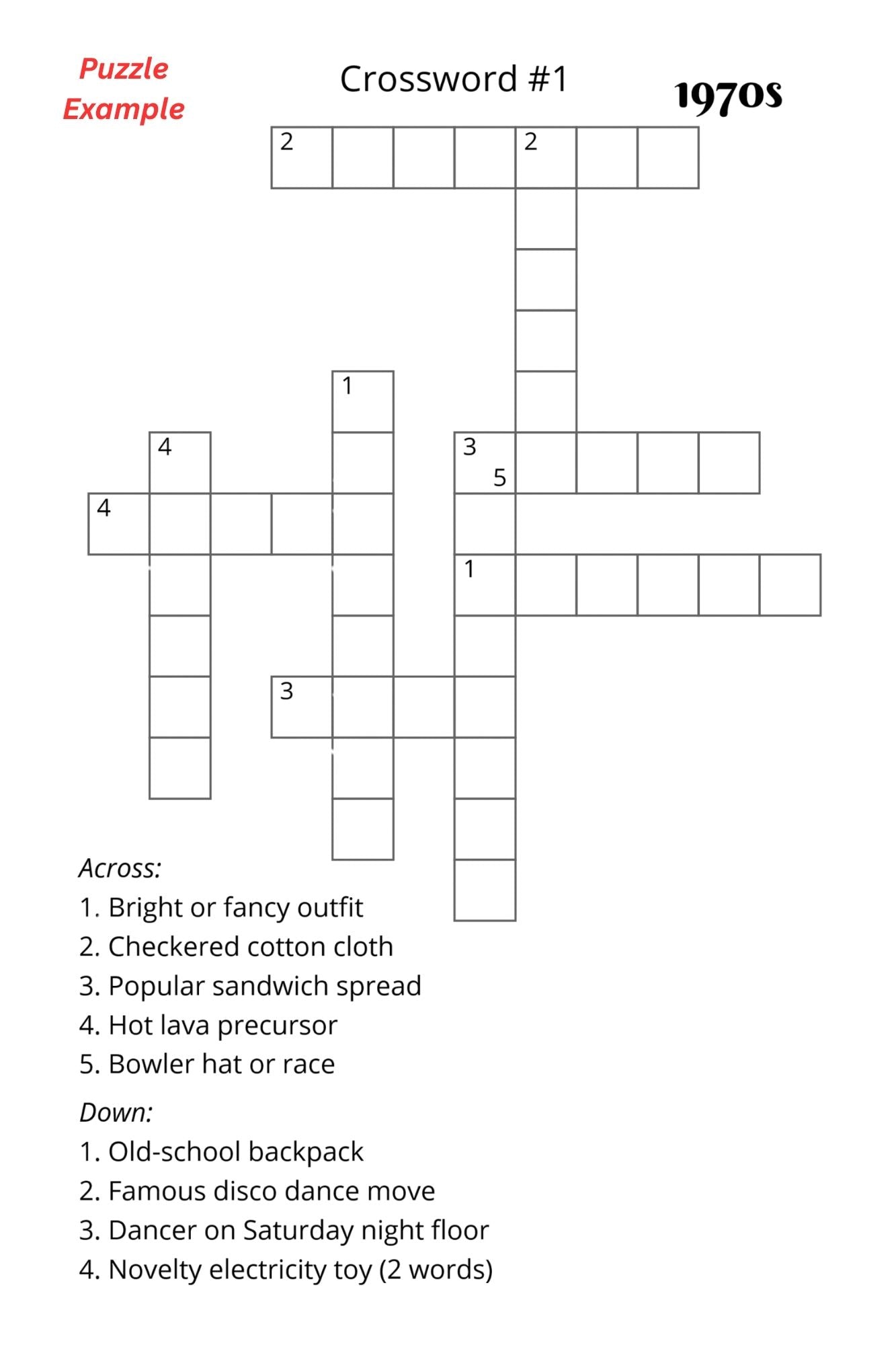 Crossword - Groovy 70s (Paperback)