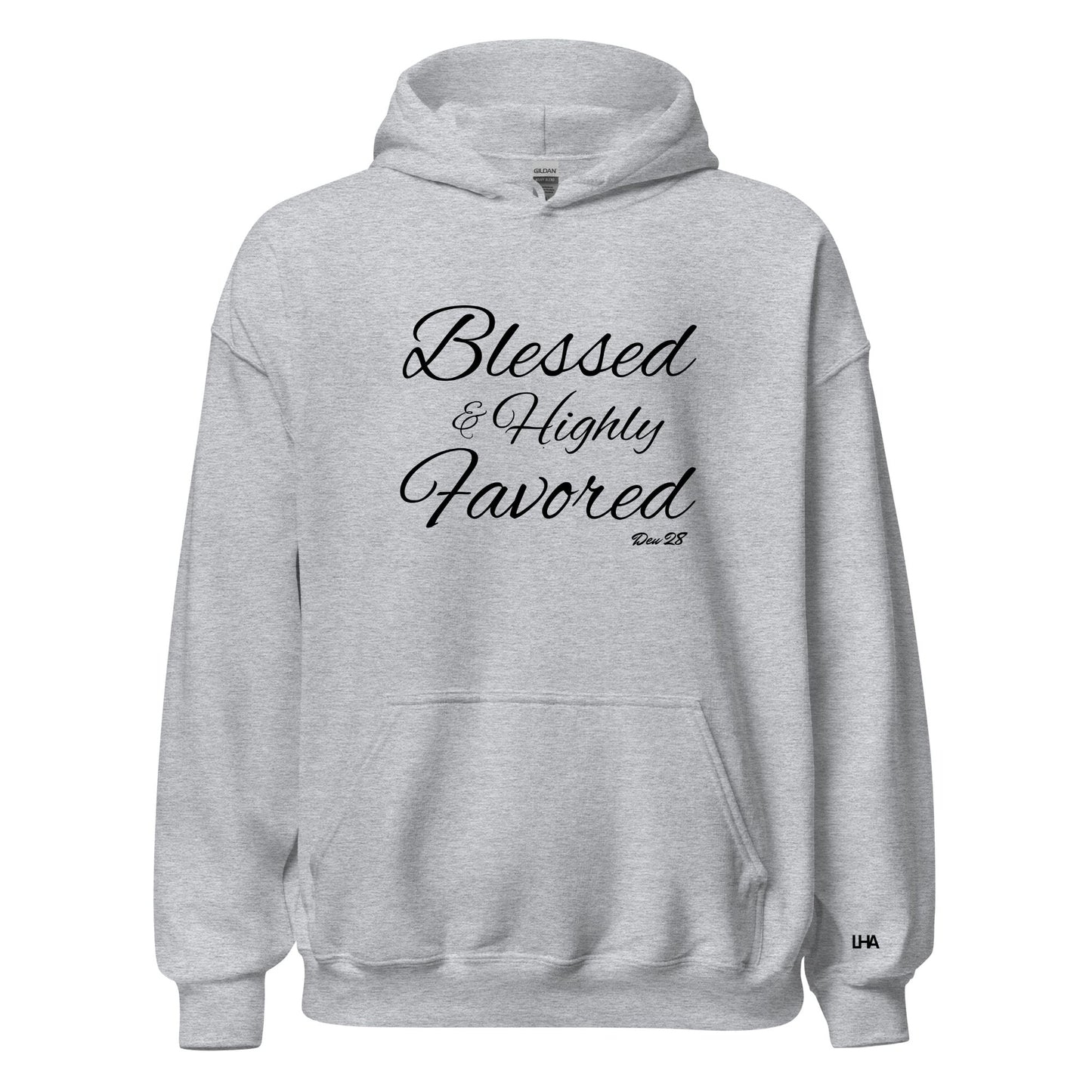 Hoodie - Blessed AHF - Cursive