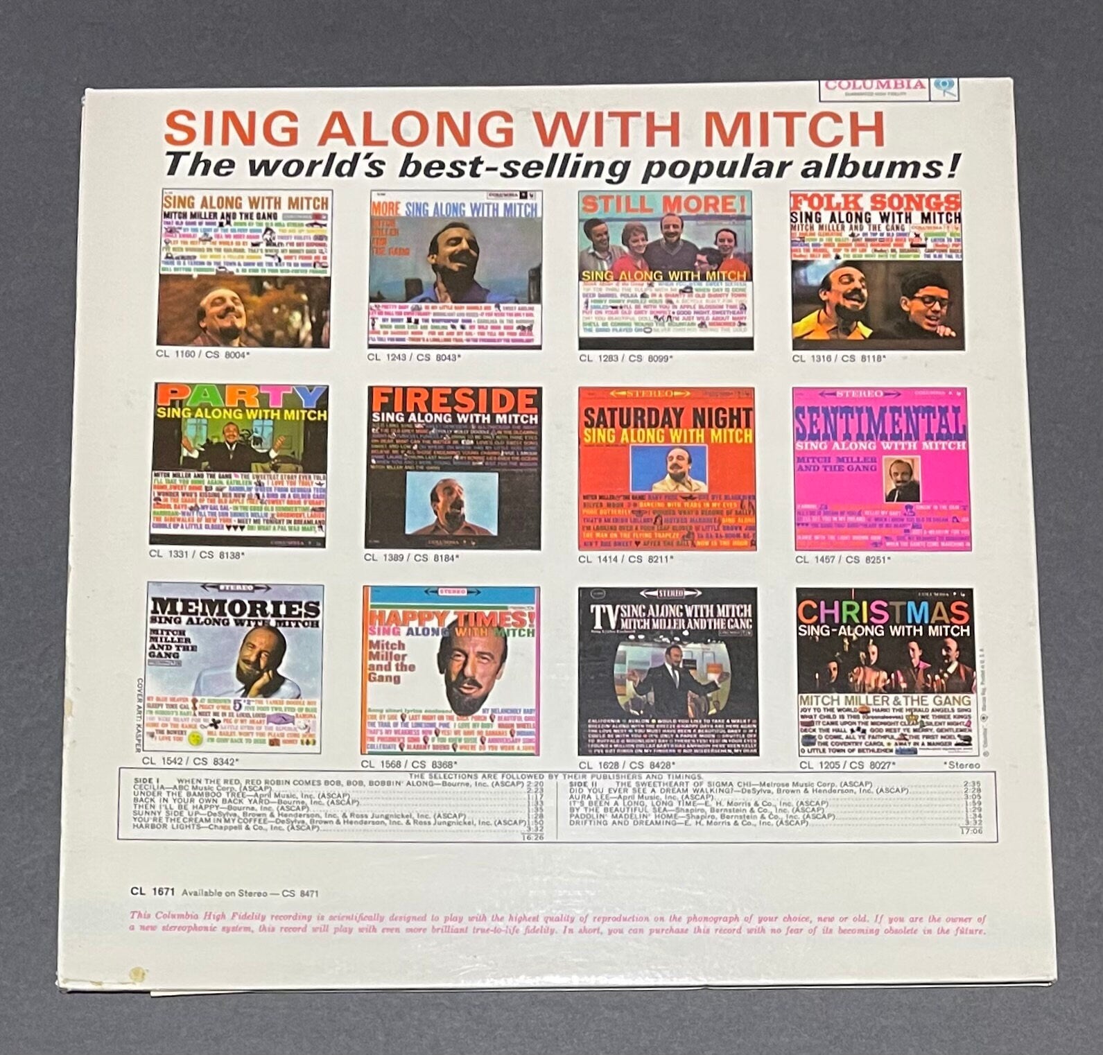 Vintage Vinyl - Mitch Miller and the Gang – Your Request Sing Along With Mitch Pop - Vocal - VG+