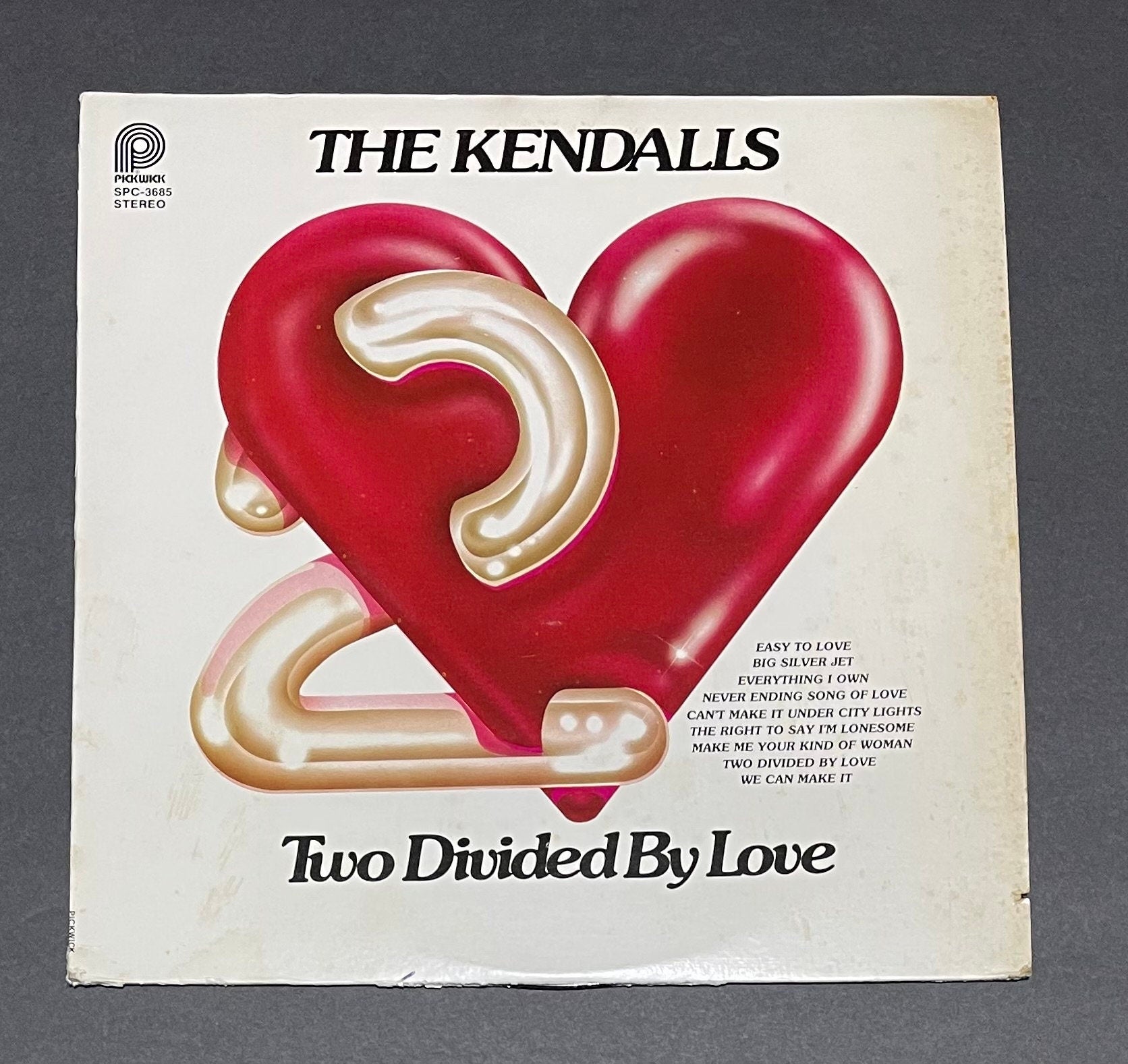 Vintage Vinyl - The Kendalls – Two Divided By Love - 1979 - Folk, World, Country – VG+