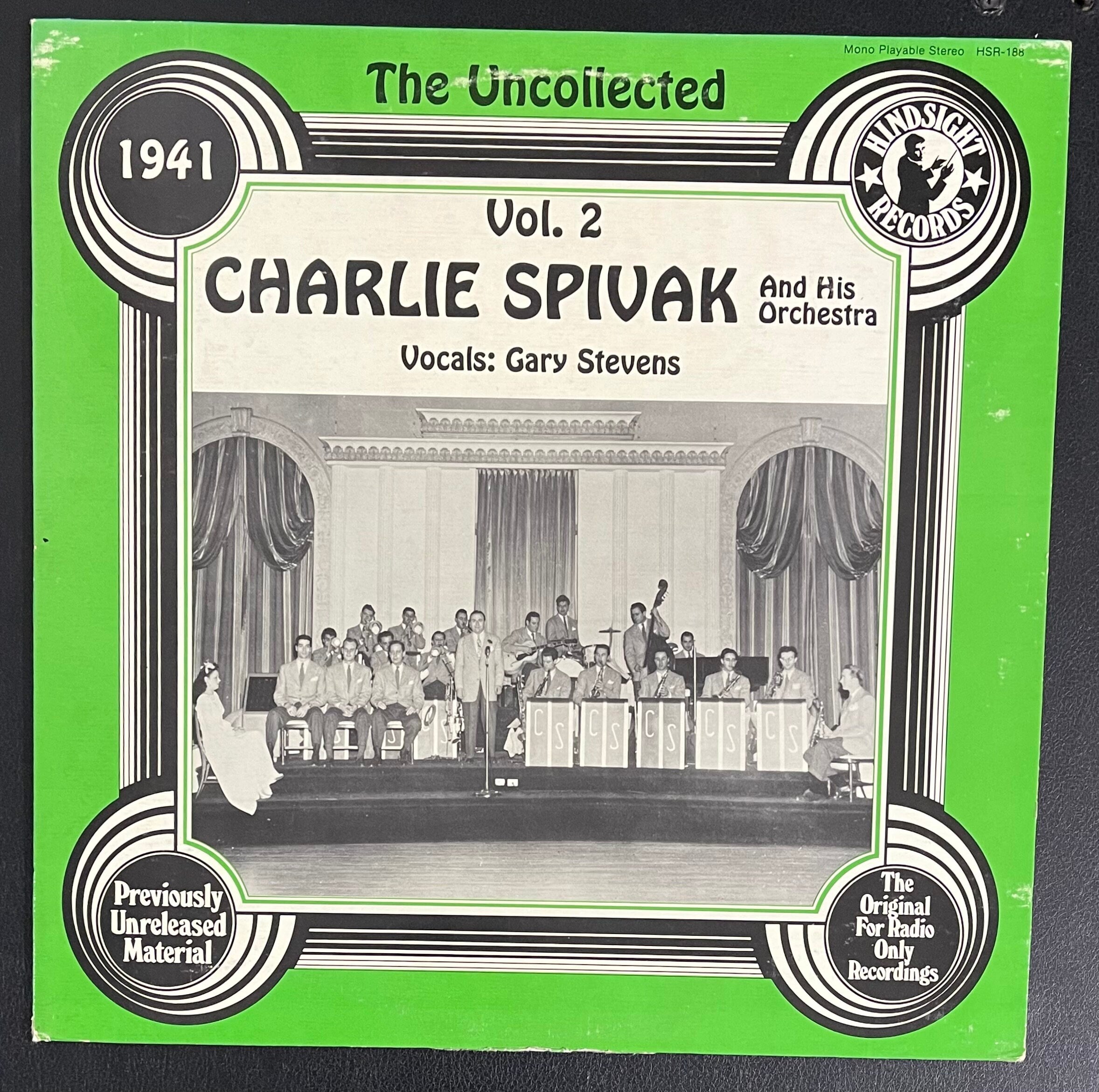 Vintage Vinyl - Charlie Spivak and His Orchestra - The Uncollected Volume 2 - 1941 - Jazz - Easy Listening - VG+