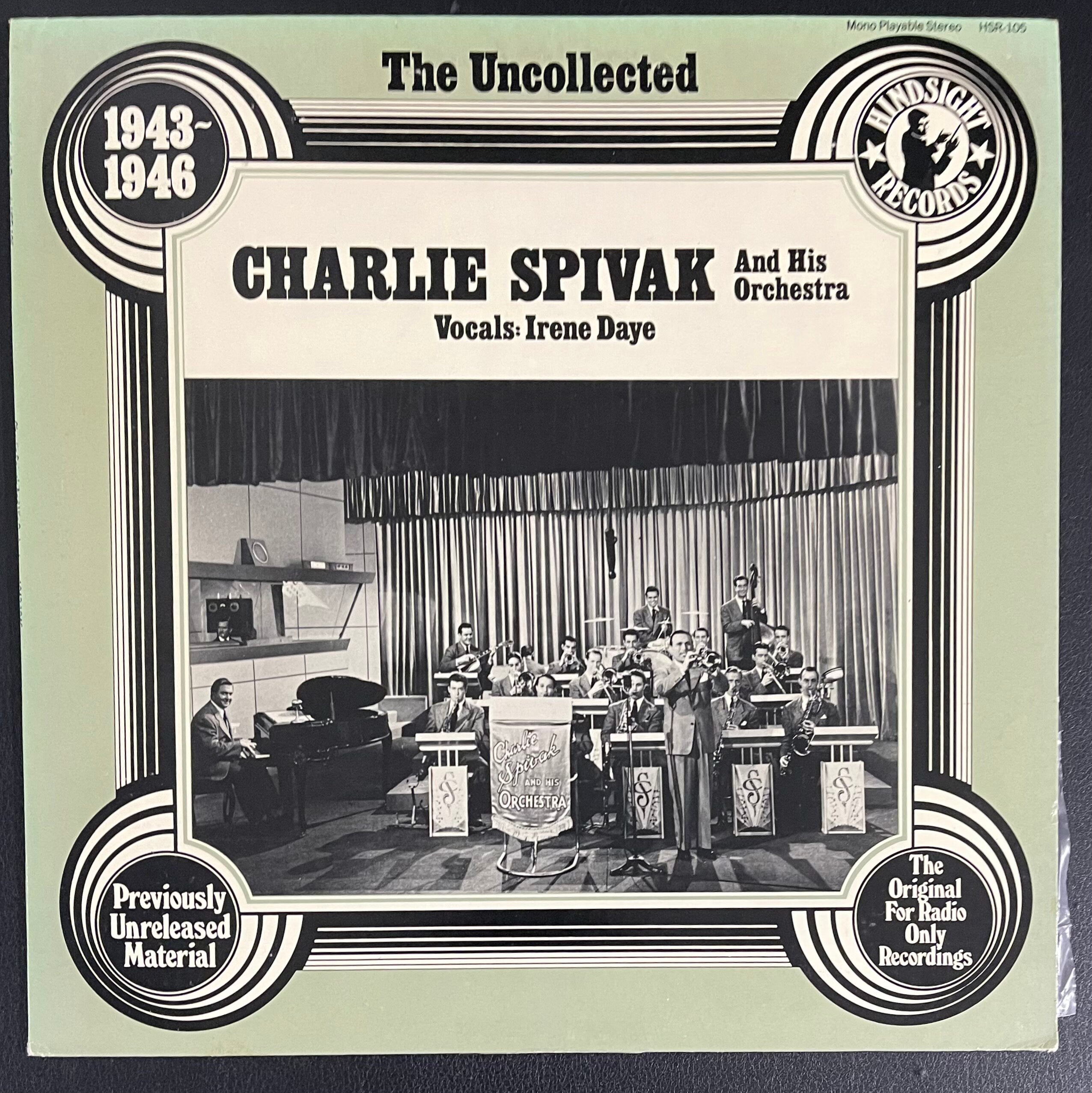 Vintage Vinyl - Charlie Spivak and His Orchestra - The Uncollected Charlie Spivak - 1943-1946 - Jazz - Easy Listening - VG+