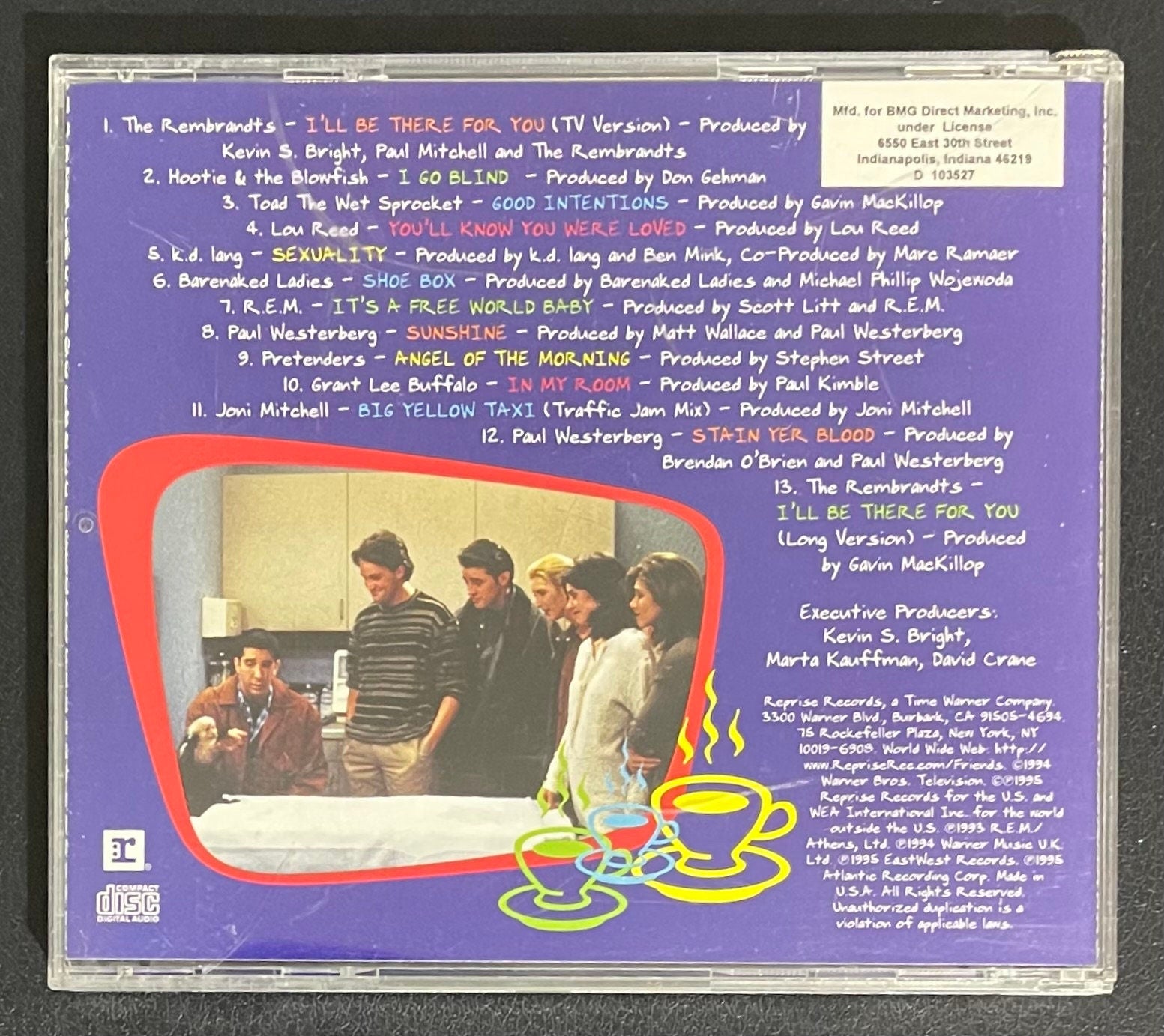 Vintage CD - Friends - Reprise -  1995 - Variety Rock/Folk - Reprise Records - VG+