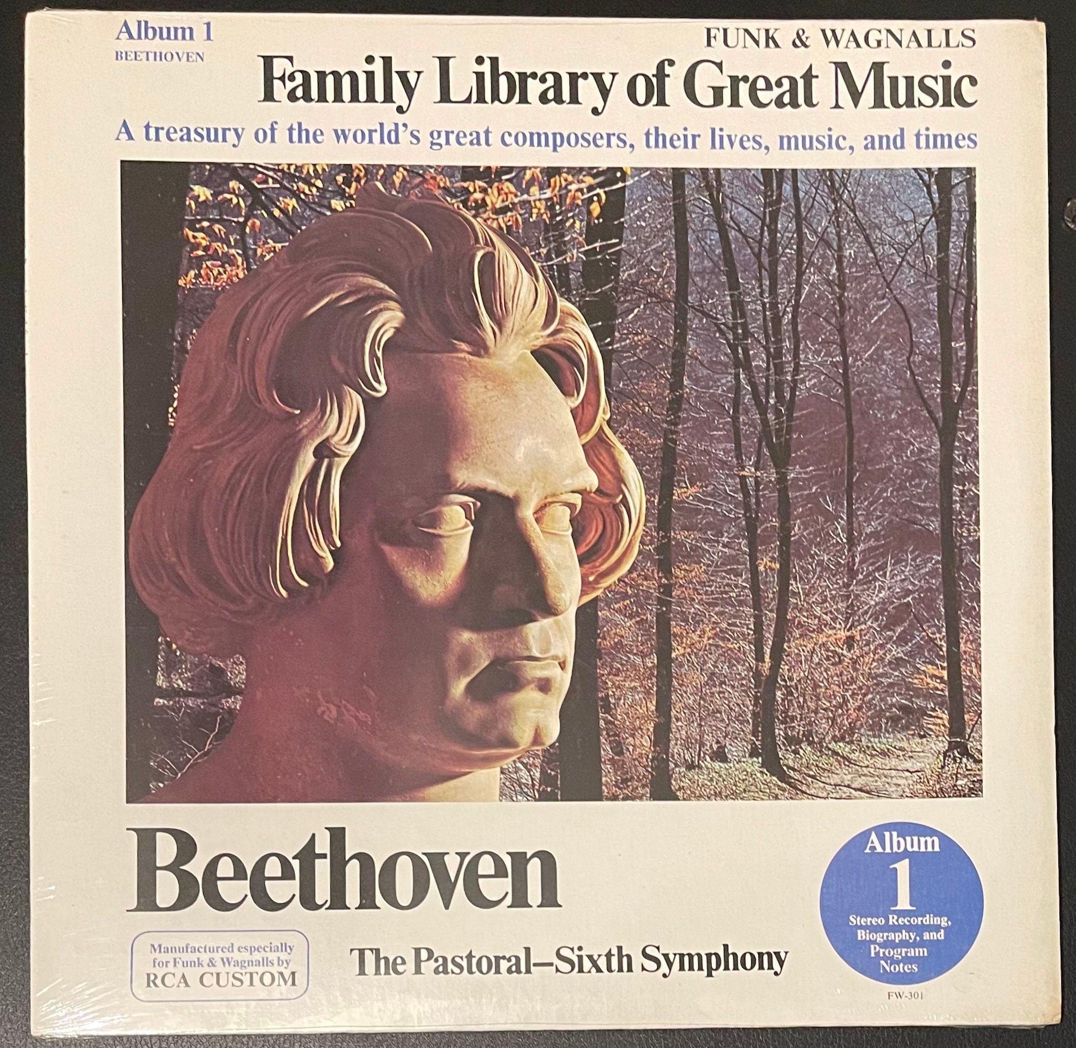 Vintage Vinyl - Funk & Wagnalls - Beethoven - The Pastoral Sixth Symphony - Classical/Pop - RCA Records - 1976 - VG++ (SEALED)
