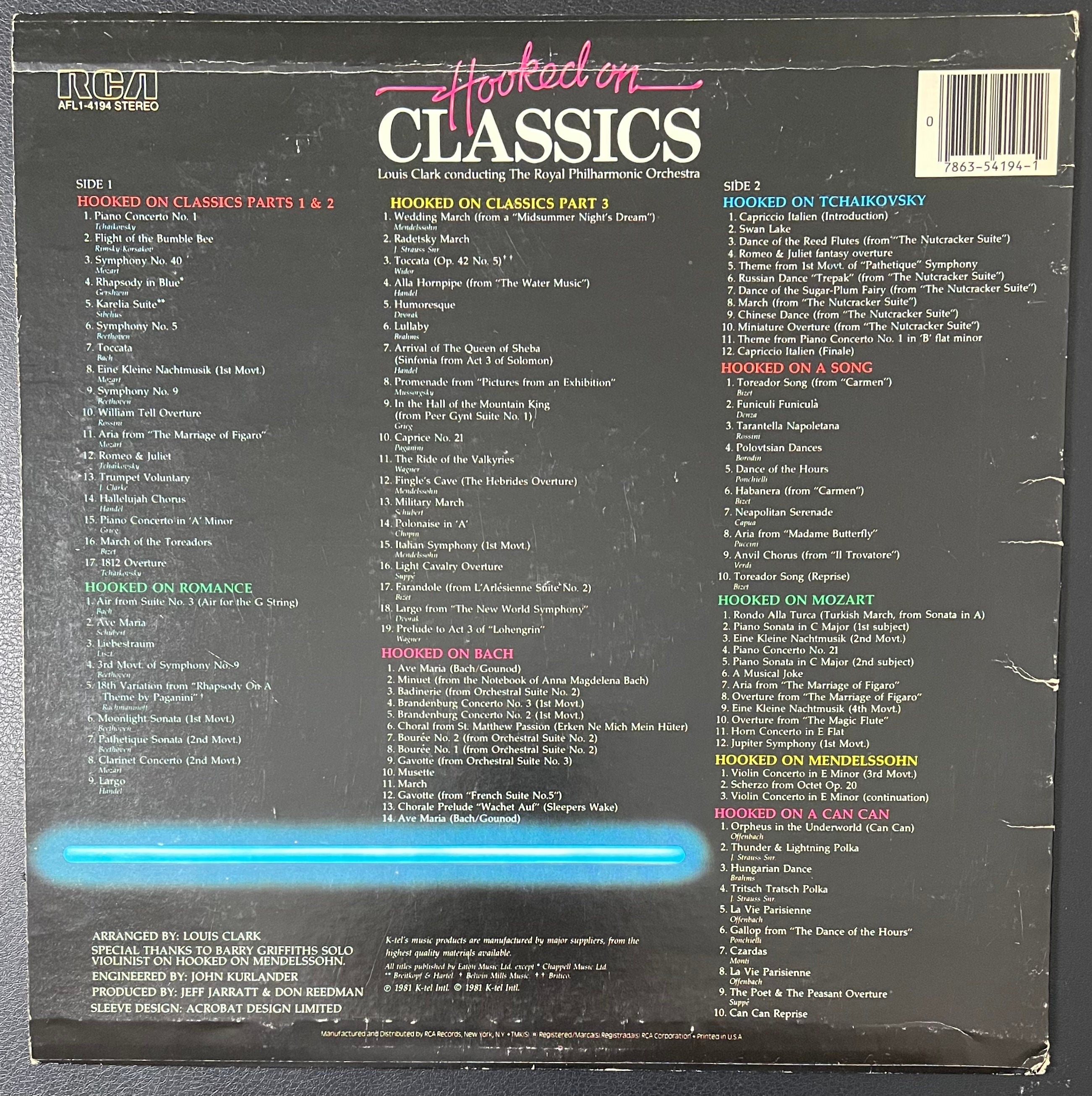 Vintage Vinyl - Louis Clark Conducting The Royal Philharmonic Orchestra -  RCA Records - Classical/Pop – Europe - 1990 - VG+ / Vinyl Album
