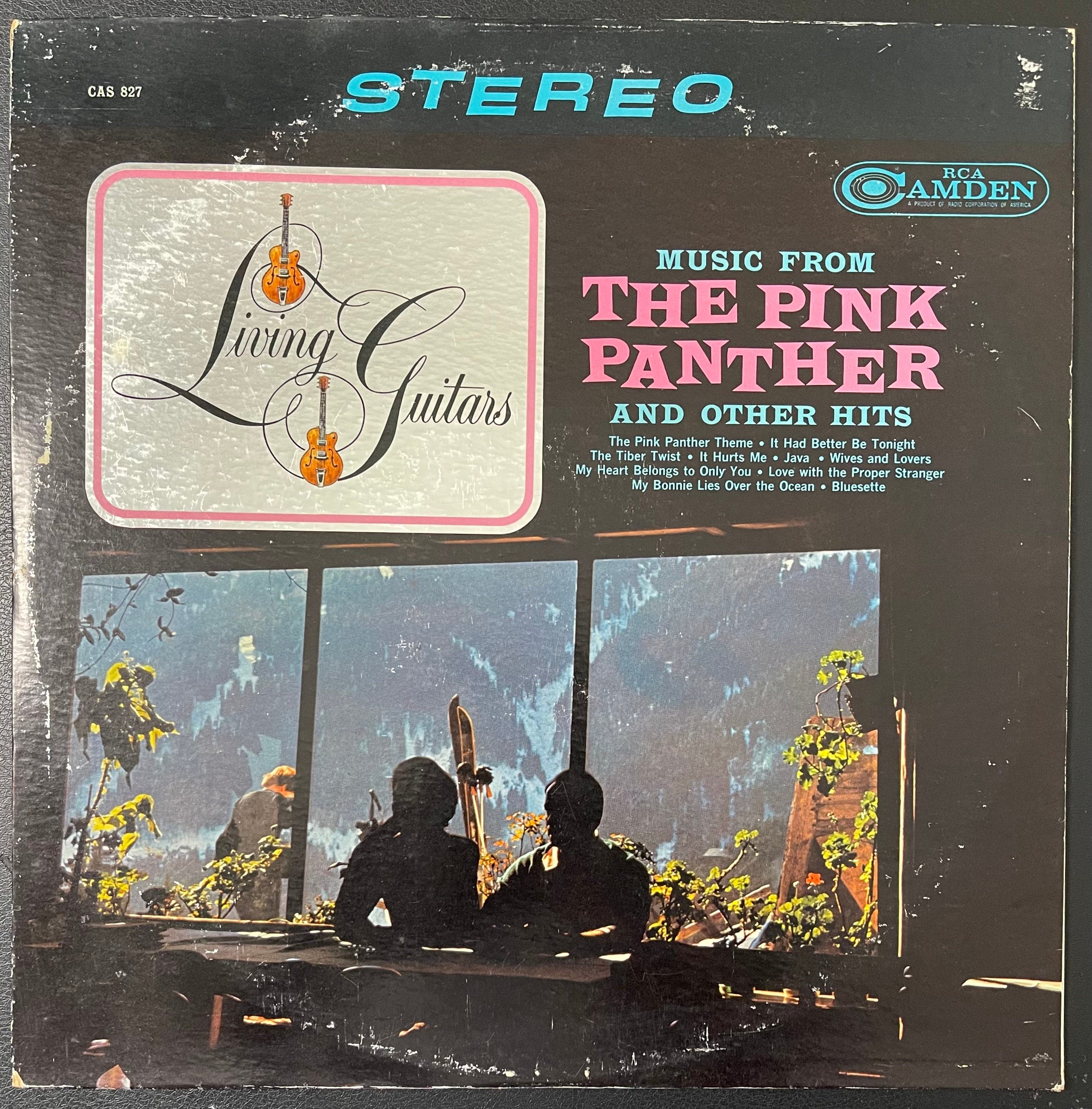 Vintage Vinyl - Living Guitars - Music from The Pink Panther - Pop/Easy Listening/ Stage & Screen - CAS 827 - RCA Records - 1964 - VG+