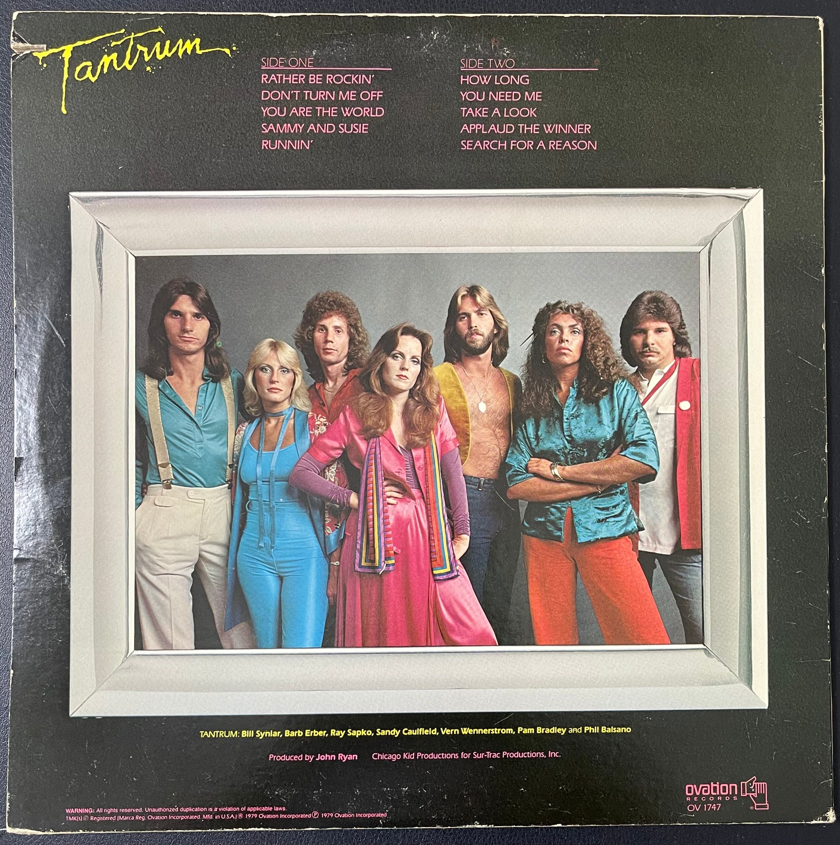 Vintage Vinyl - Tantrum - Rather Be Rockin' - Rock/Classic - Ovation Records - 1979 - VG+