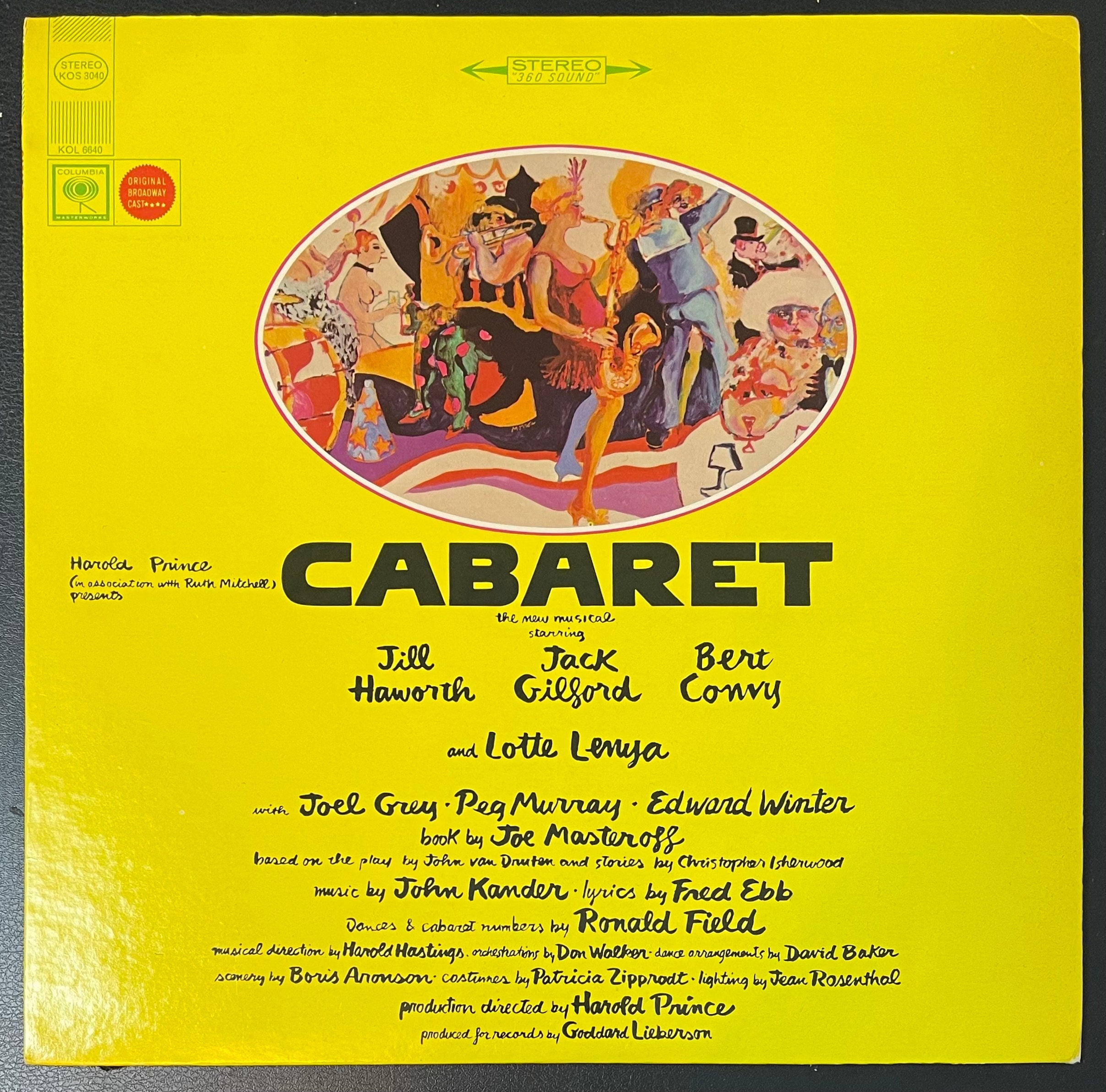 Vintage Vinyl - Cabaret (Original Broadway Cast Recording) – Analog Spark - AS00064 - Stage & Screen - Musical – 1972 - VG+ / Vinyl Album