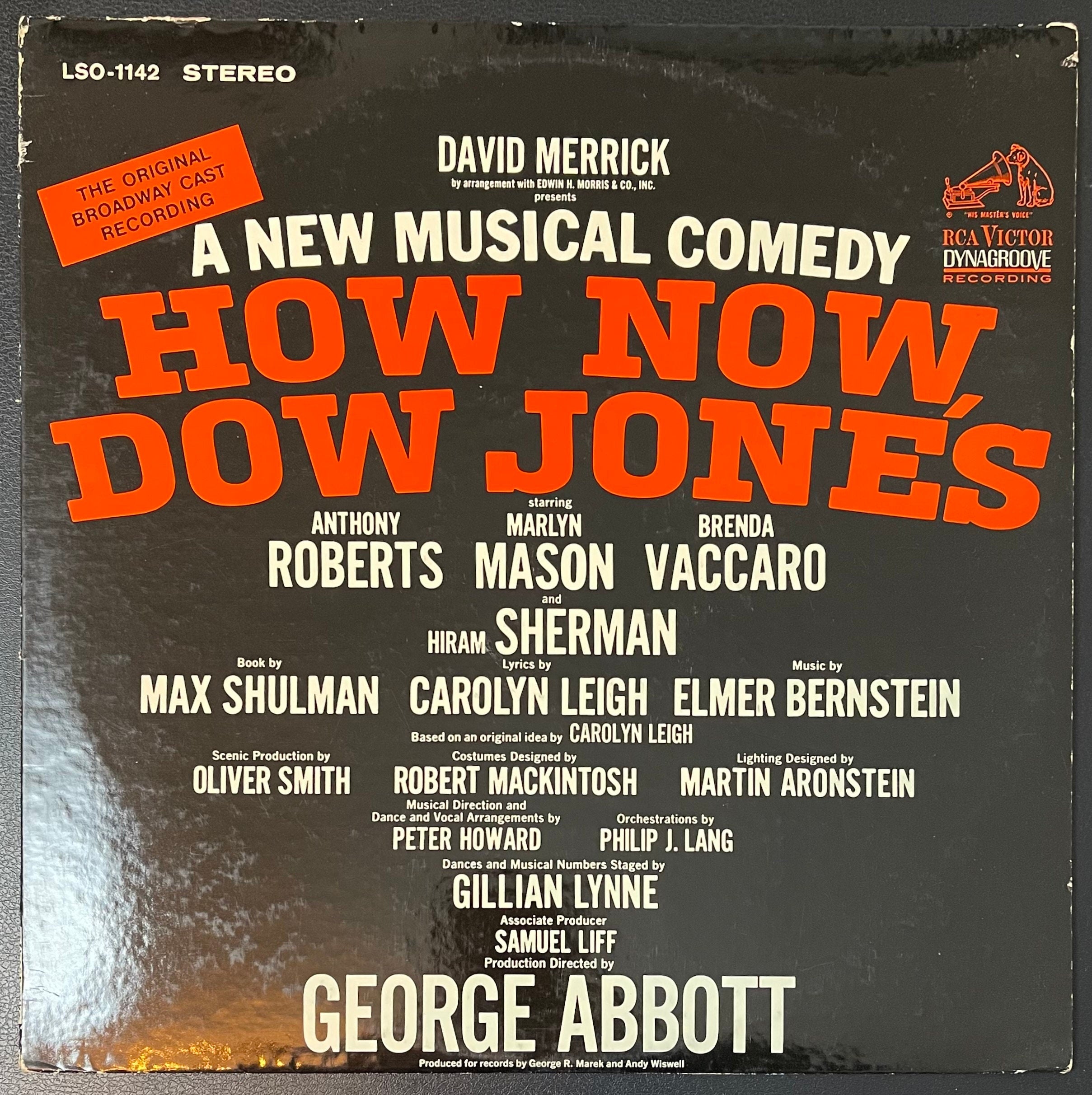 Vintage Vinyl Album - How Now, Dow Jones (Original Broadway Cast Recording) – RCA Victor - LSO 1142- Stage & Screen - Musical – 1968 - VG+