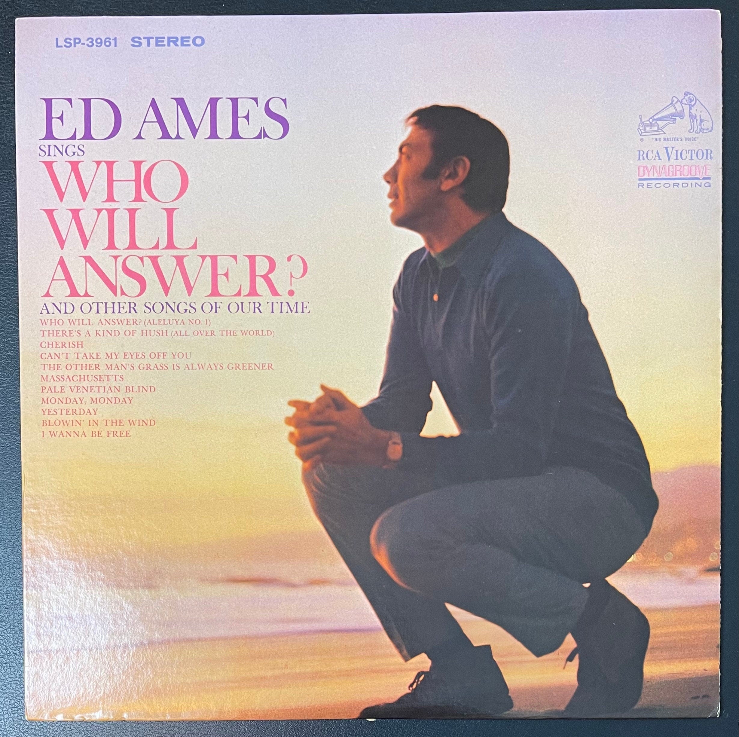 Vintage Vinyl - Ed Ames - Who Will Answer? (And Other Songs Of Our Time)  - Pop/Vocal - LSP 3961 - RCA Victor - 1968 - VG+ Vinyl Album