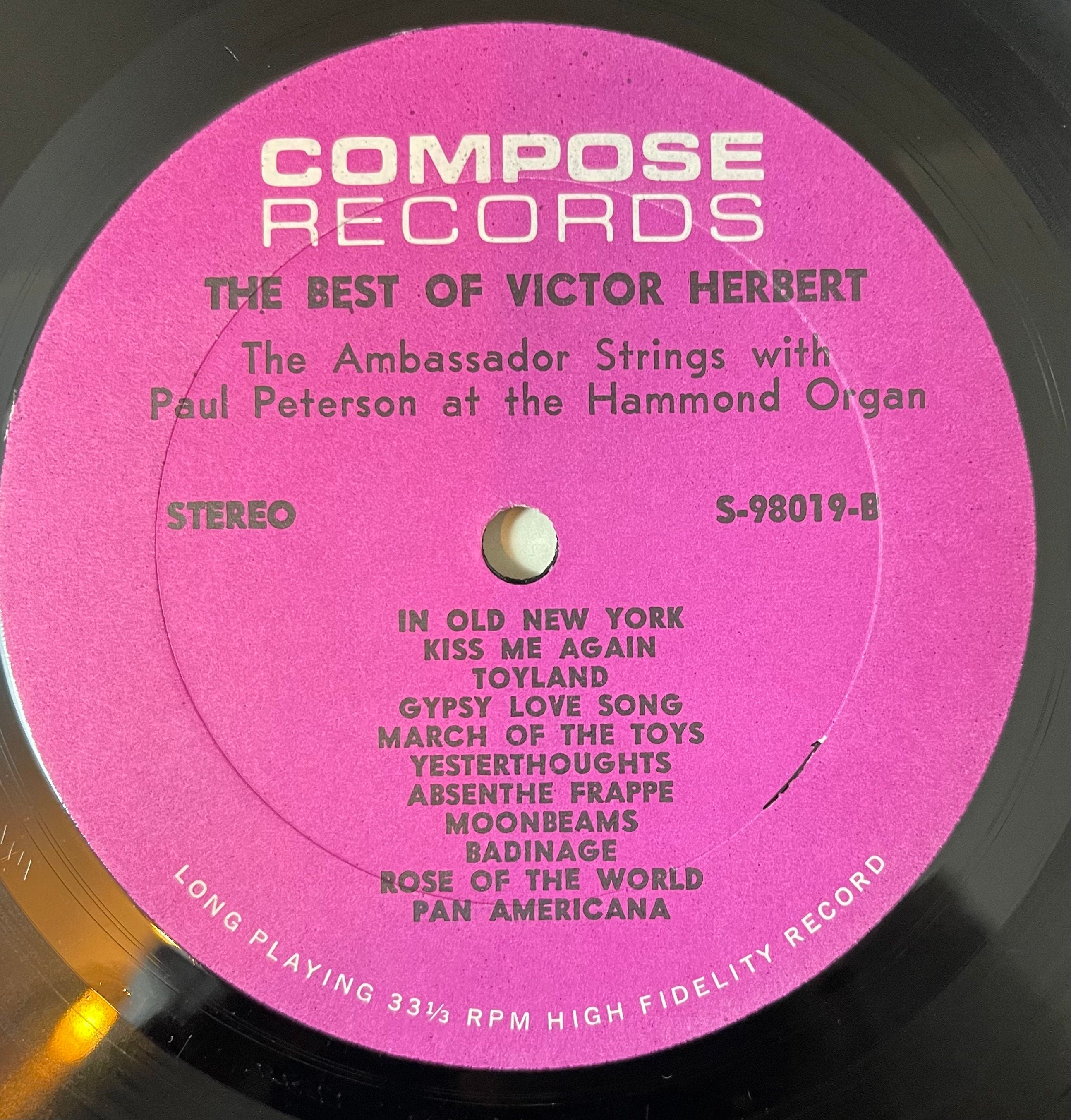 Vintage Vinyl - The Ambassador Strings - Richard Rodgers is The Sound of Music – Compose Records - S 98019 - Musical – 1960s - VG+ / Album