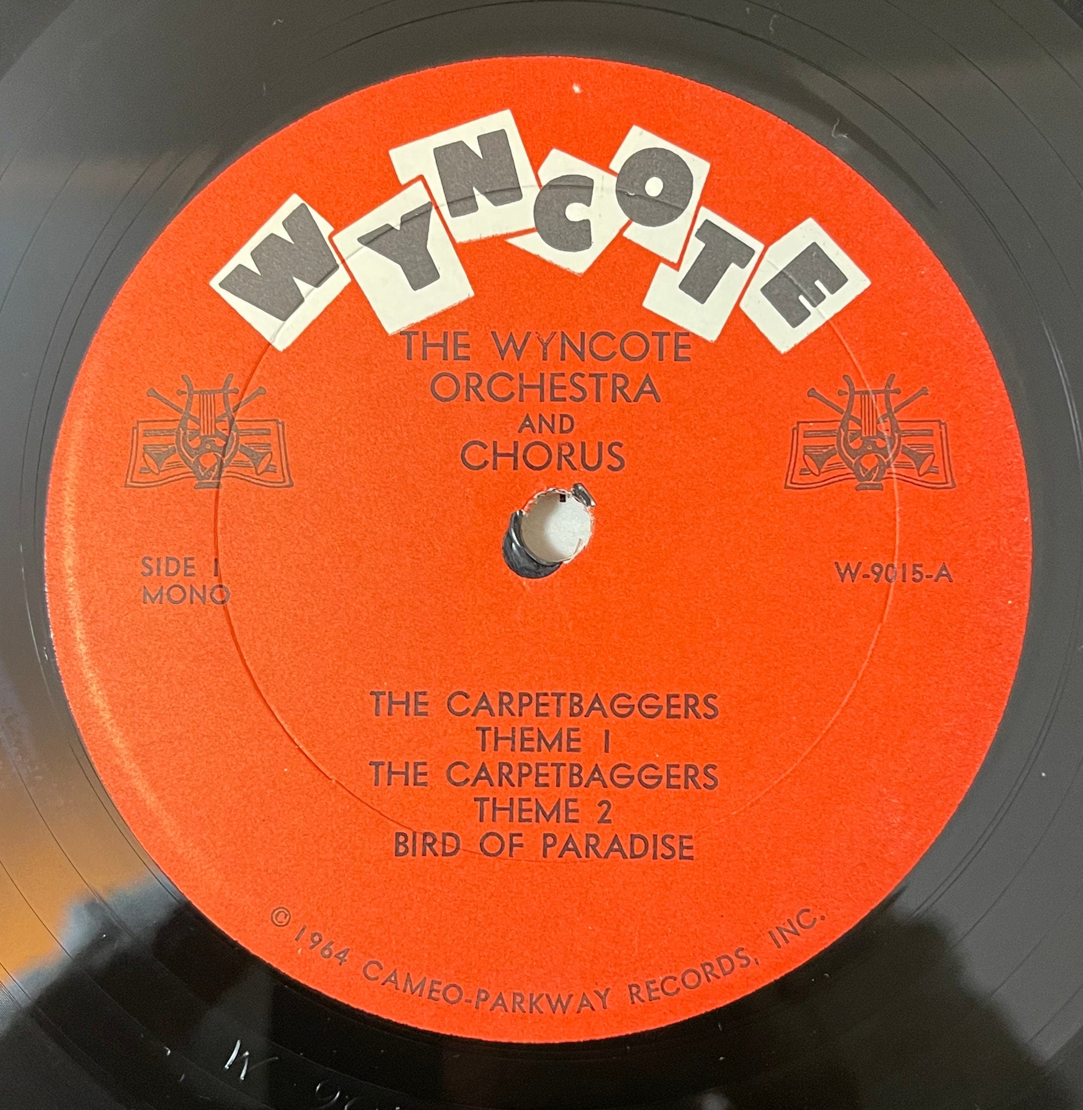 Vintage Vinyl - Theme Music from The Carpetbaggers – Wyncote - W 9015 - Stage and Screen - Musical – 1964 - VG+ / Vinyl Album