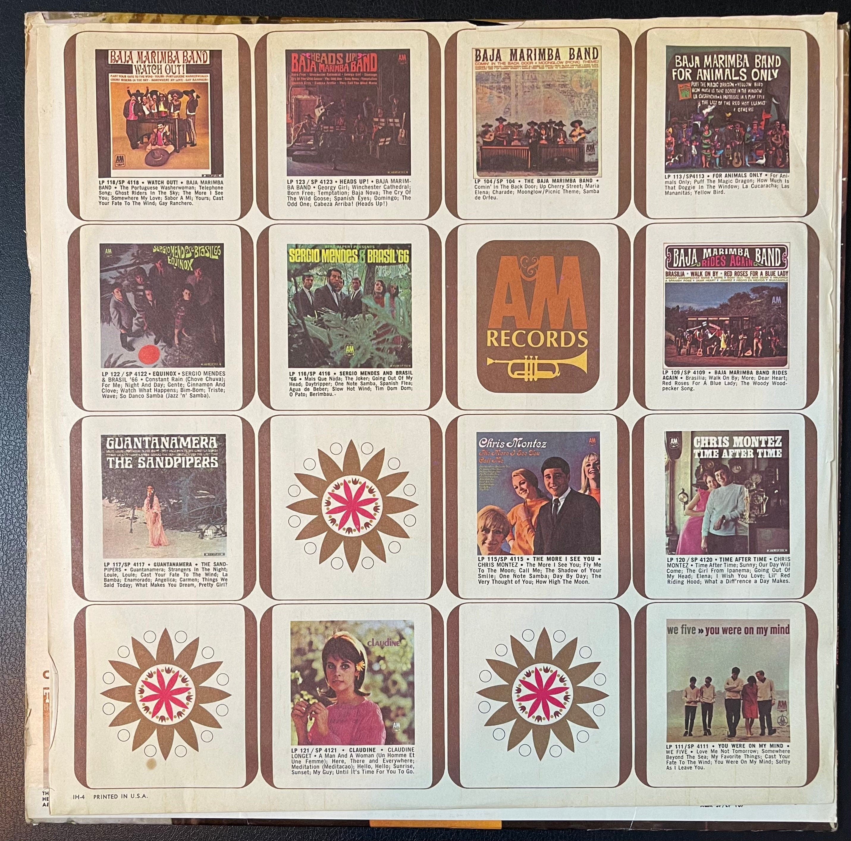 Vintage Vinyl - Herb Alpert's Tijuana Brass - South Of The Border - 1965 – Latin Jazz – Easy Listening - A&M Records - SP 108 - VG+