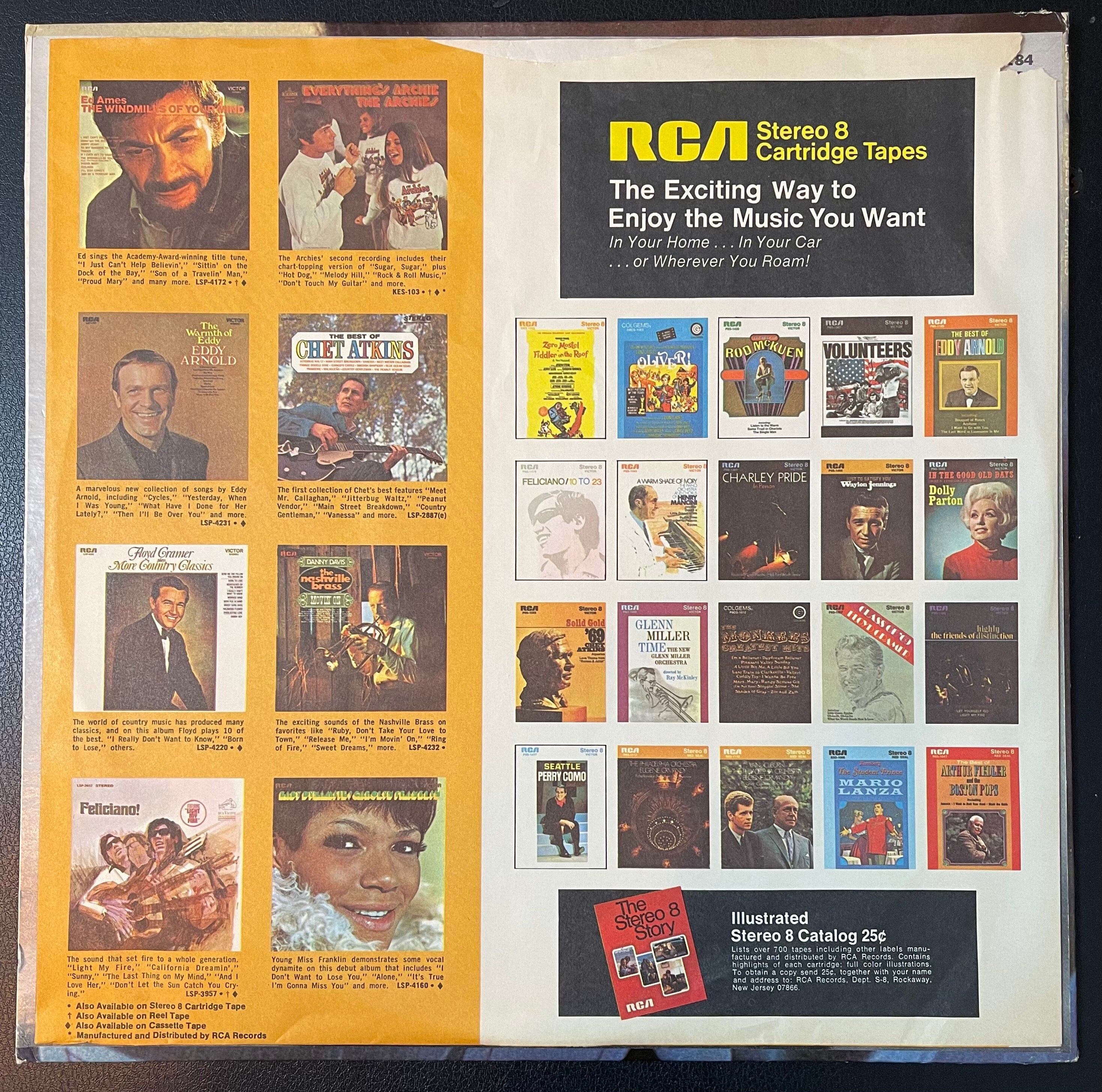 Vintage Vinyl - Ed Ames - The Best of Ed Ames - Greatest Hits - Jazz/Pop/Easy Listening - LSP 4184 - RCA Victor Records - 1969 - VG+