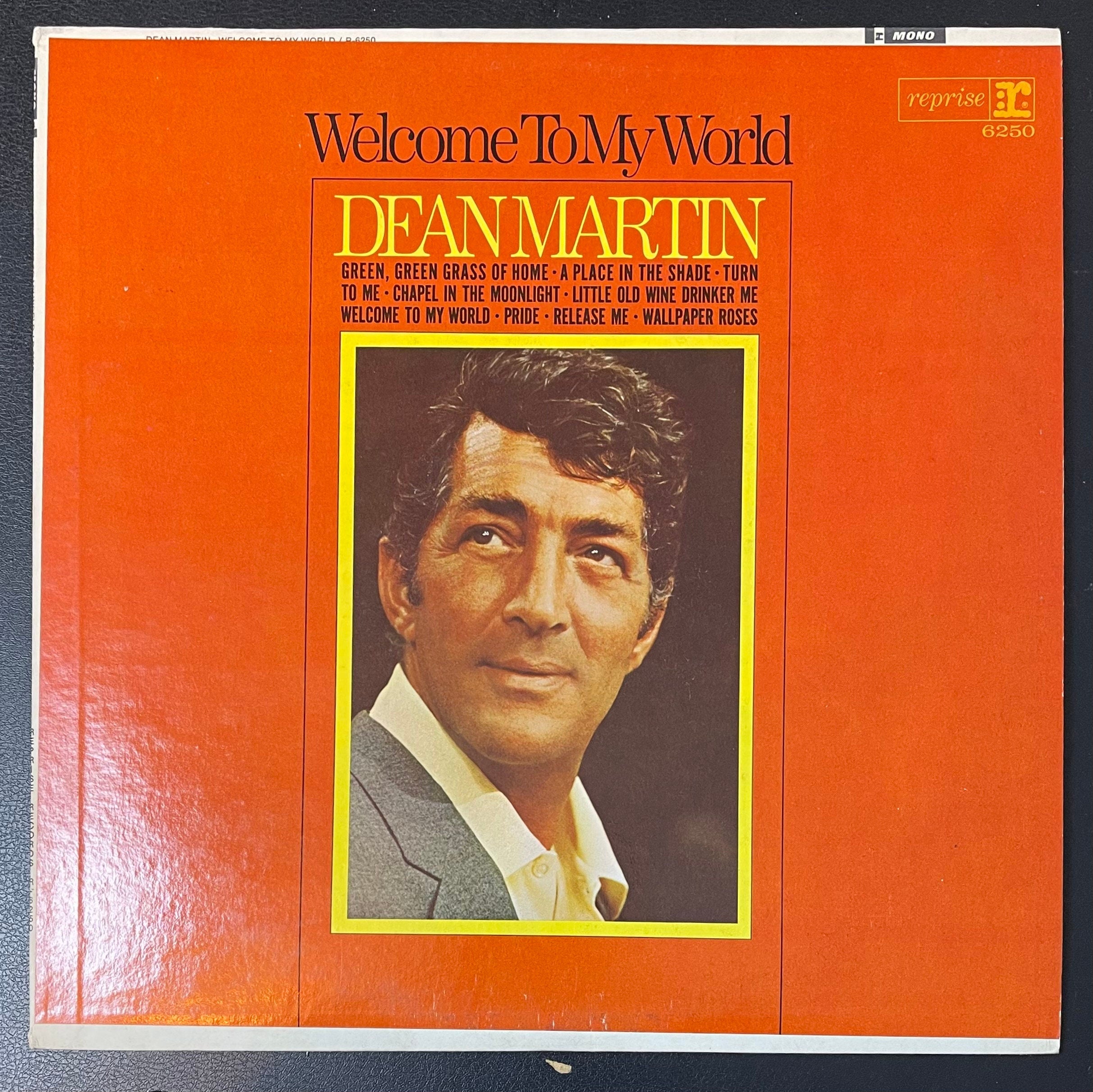 Vintage Vinyl - Dean Martin - Welcome To My World - Pop/Folk/Country - RS 6250 - Columbia Records - 1967 - VG+ Vinyl Album
