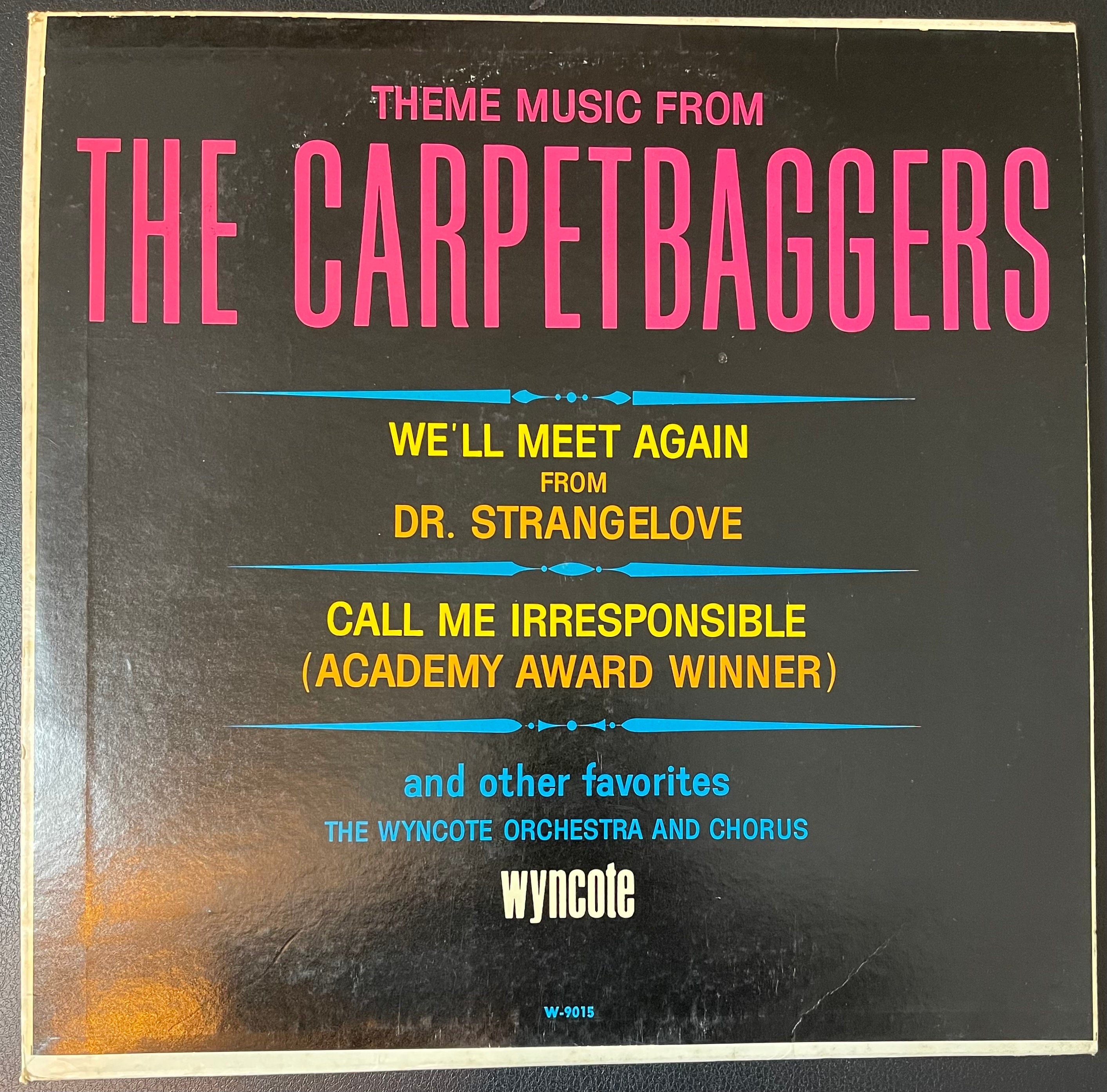 Vintage Vinyl - Theme Music from The Carpetbaggers – Wyncote - W 9015 - Stage and Screen - Musical – 1964 - VG+ / Vinyl Album