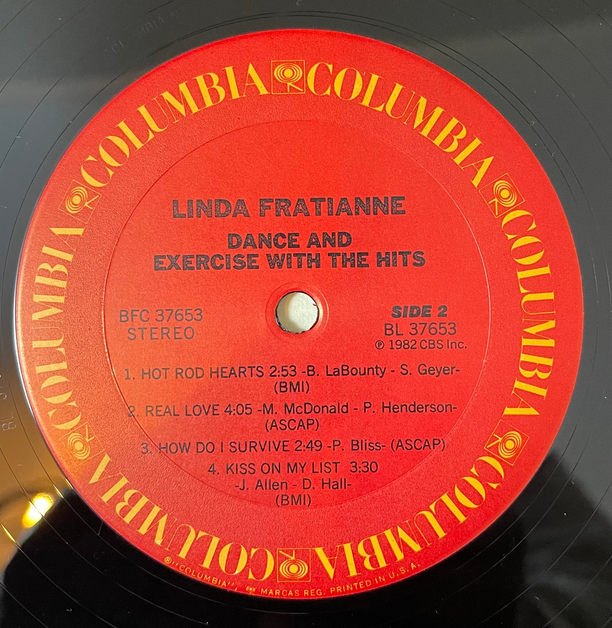 Vintage Vinyl - Linda Fratianne - Dance and Exercise With The Hits with Booklet RARE - Pop/Rock - Columbia Records - BFC 37653 - 1981 - VG+