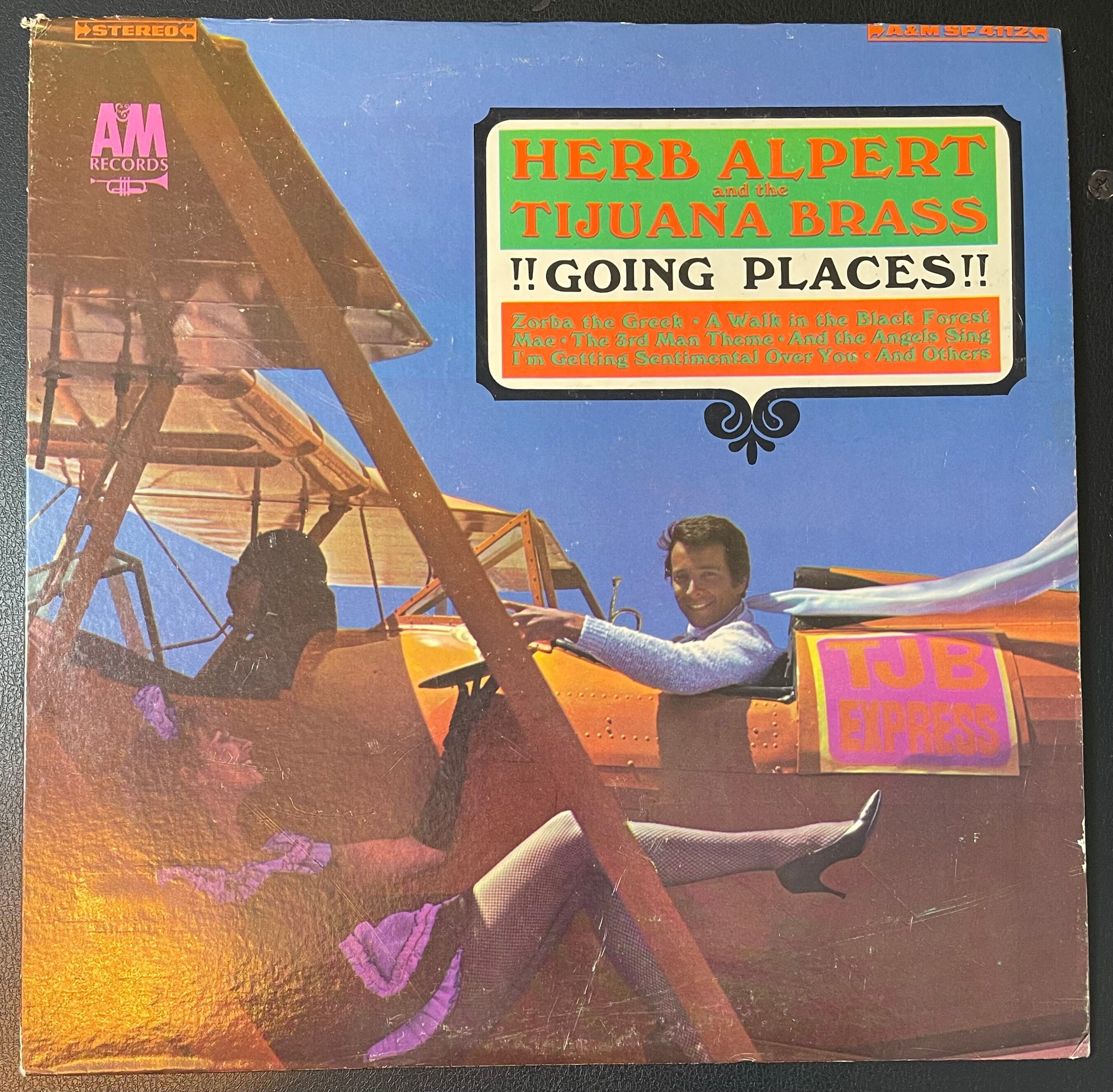 Vintage Vinyl - Herb Alpert's Tijuana Brass - Going Places - 1965 – Latin Jazz – Easy Listening - A&M Records - SP 4112 - VG+