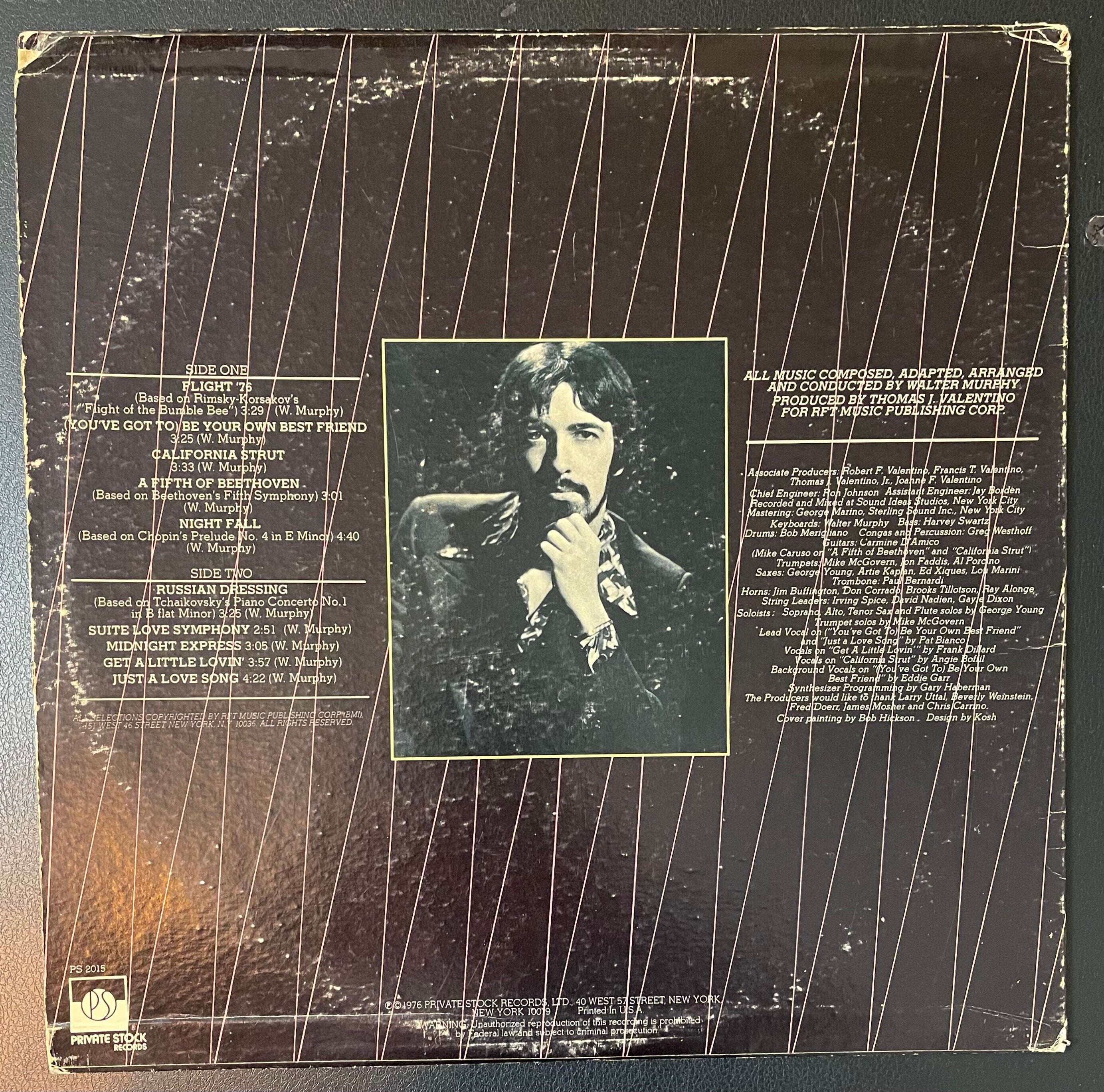 Vintage Vinyl - The Walter Murphy Band - A Fifth of Beethoven - Disco/Soul/Funk - EMI Records - 1976 - VG+