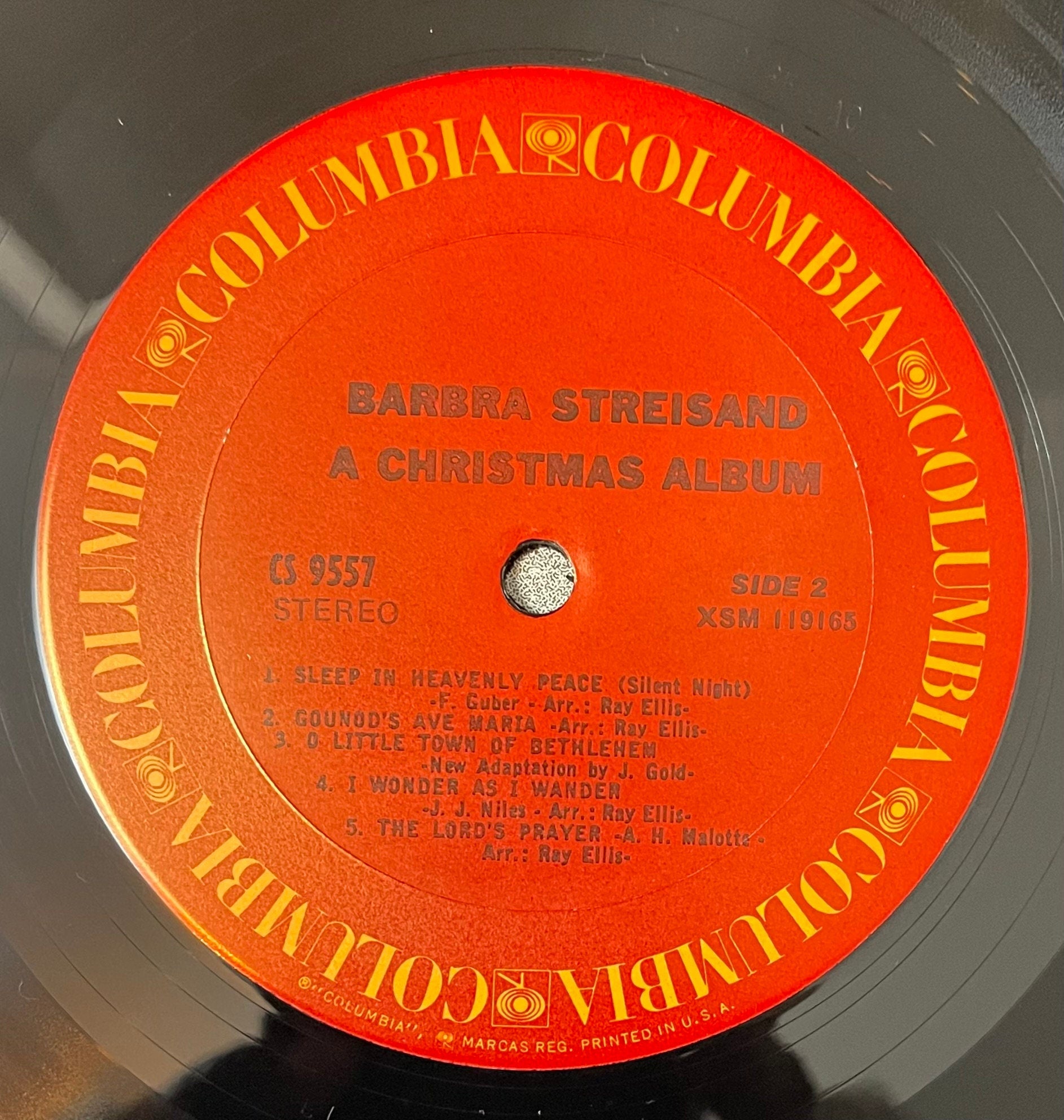 Vintage Vinyl - Barbra Streisand - A Christmas Album - Christmas - Holiday - 1967 - VG+