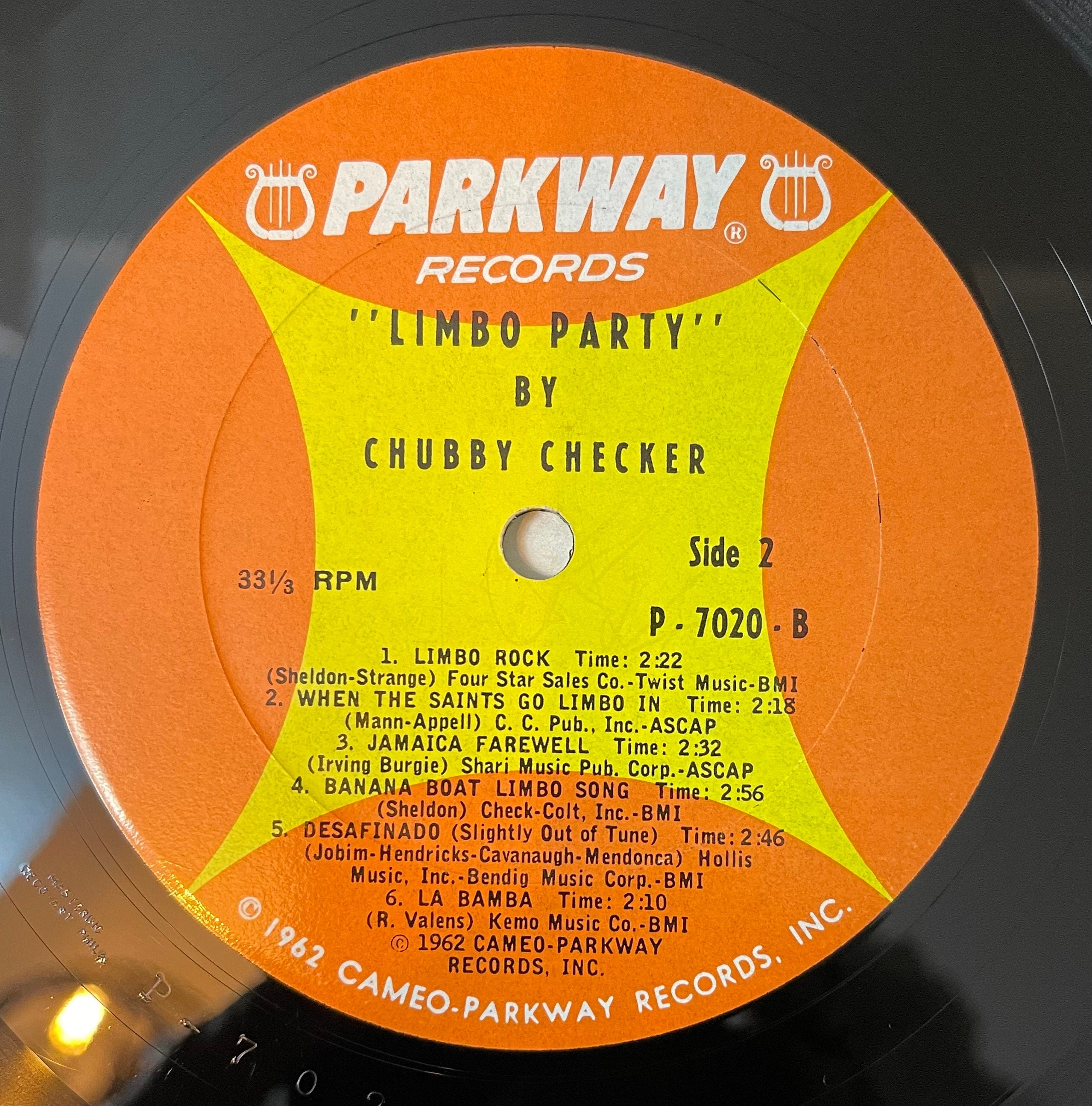 Vintage Vinyl - Chubby Checker - Limbo Party - P 7020 - 1950s/1960s – Limbo Music/Pop/ Easy Listening - Parkway Records - VG+
