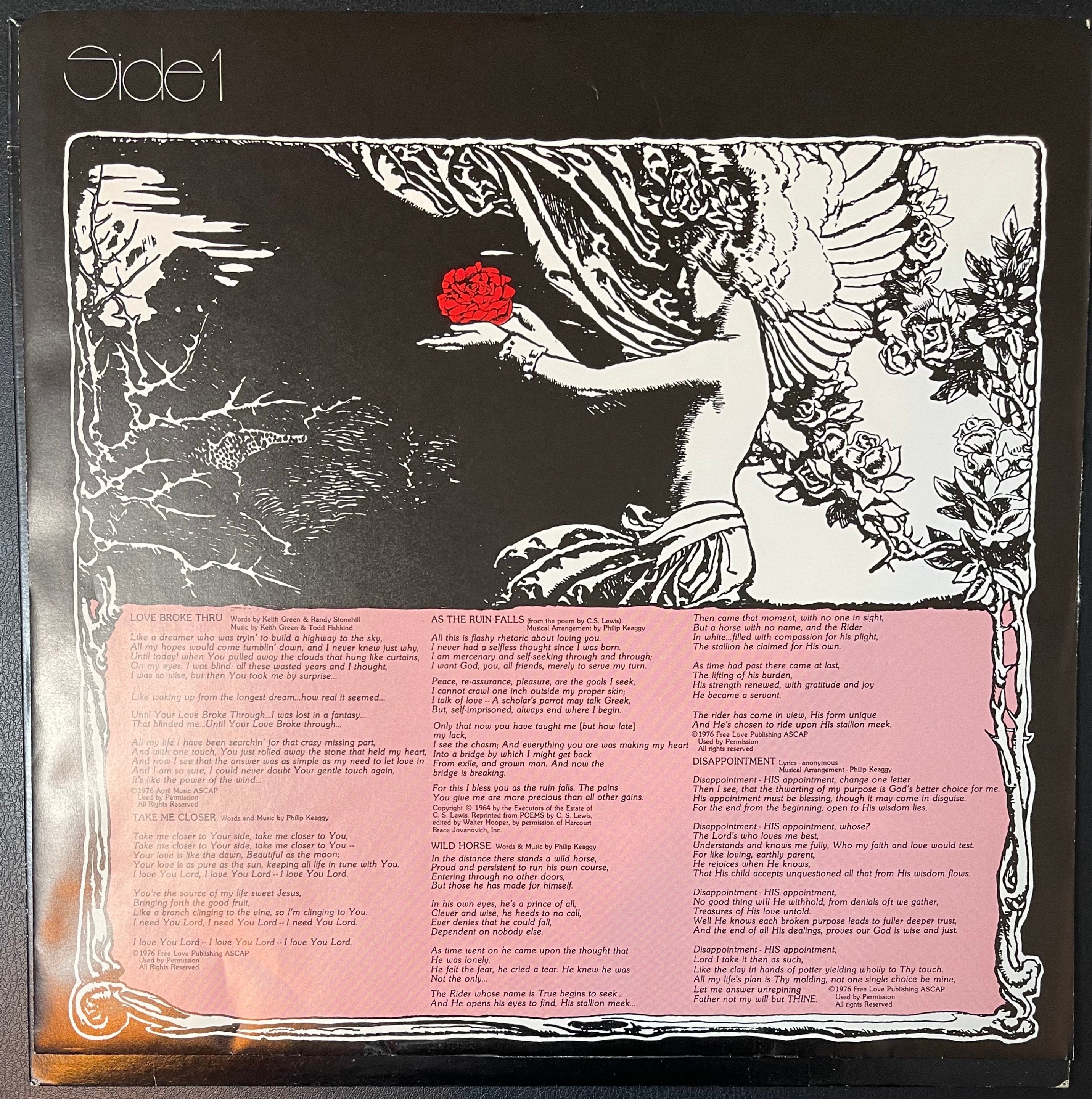 Vintage Vinyl - Phil Keaggy - Love Broke Thru - 1976 – New Song Records - Folk – Pop - Country - VG+