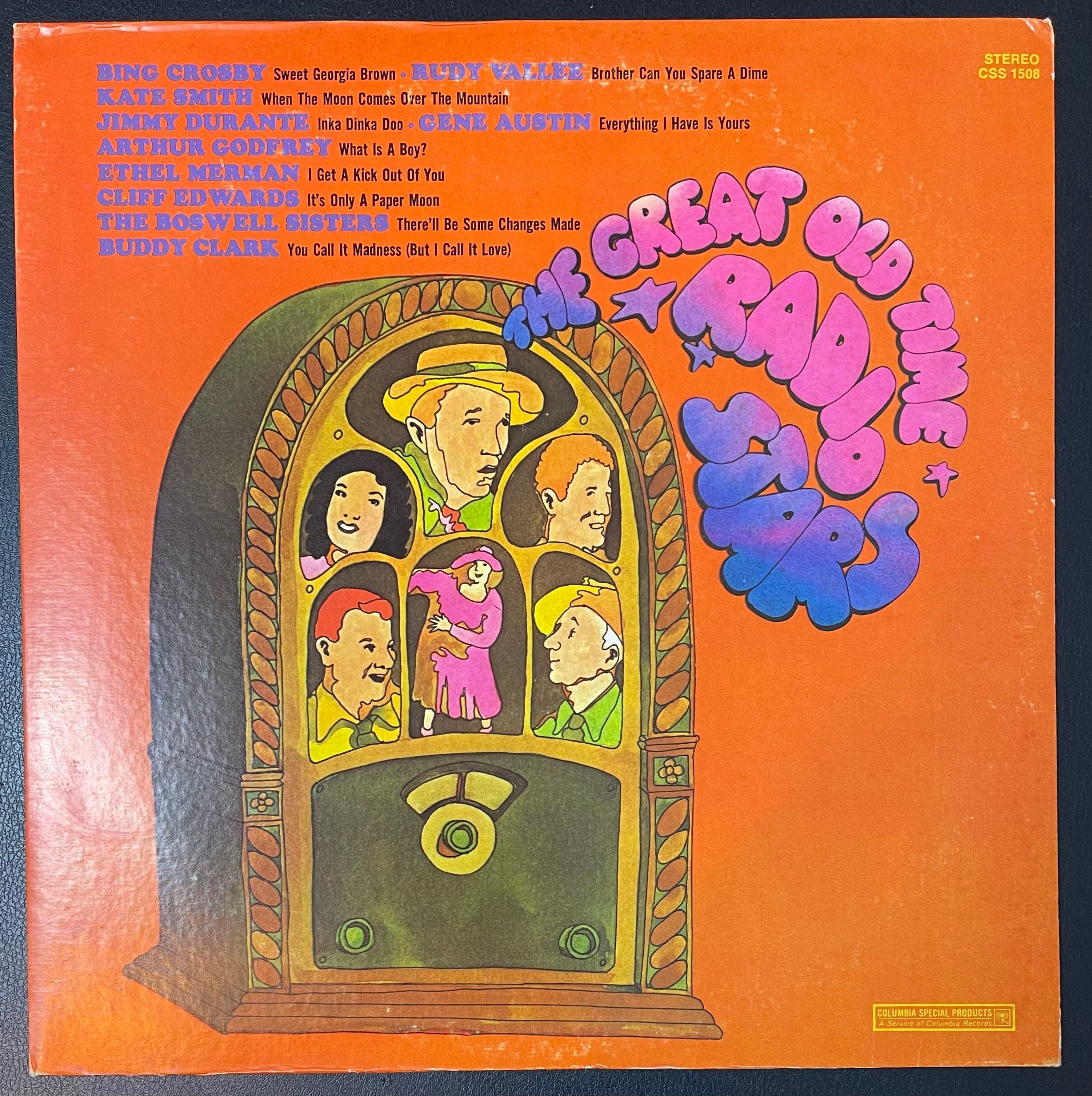 Vintage Vinyl - Various - The Great Old Time Radio Stars - 1960s/1970s – Jazz/Pop/ Easy Listening - Columbia Special Products - VG+