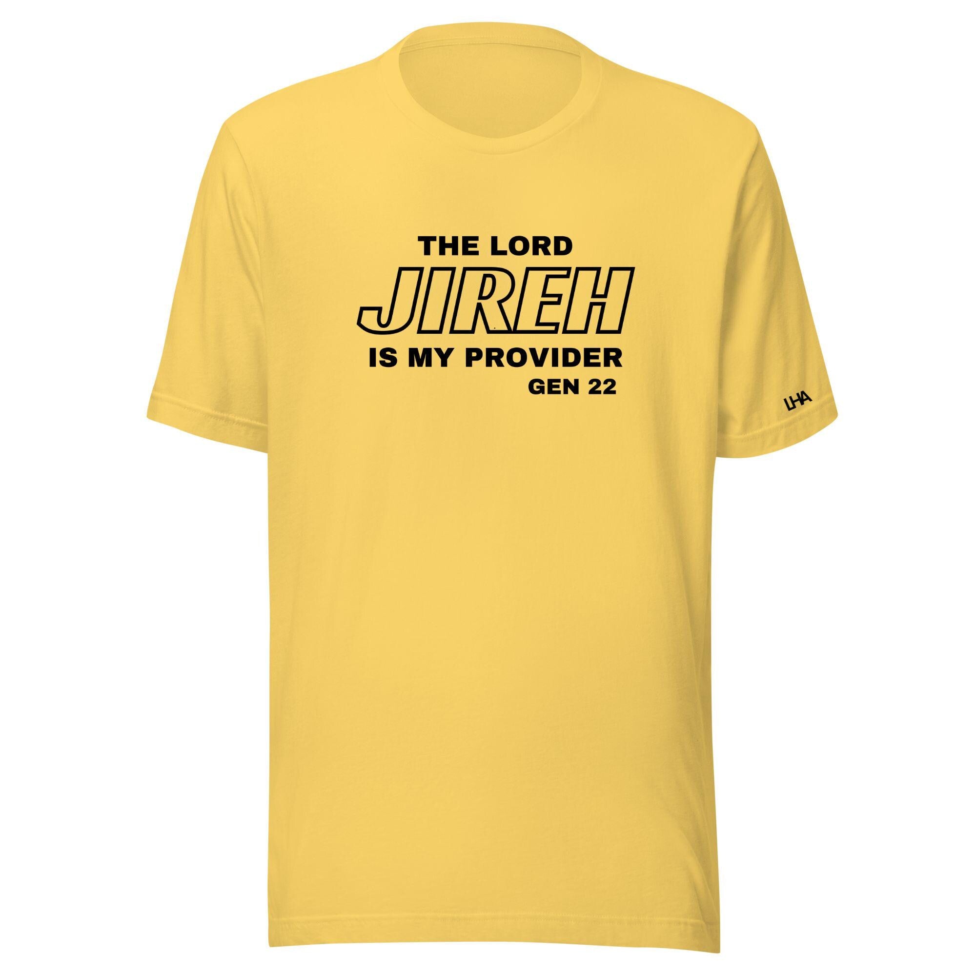 Jireh - T-Shirt - Solid Color - Christian Shirt - Bible Verse T-Shirt Gift - Unisex Gift- Gift for Him - Gift for Her