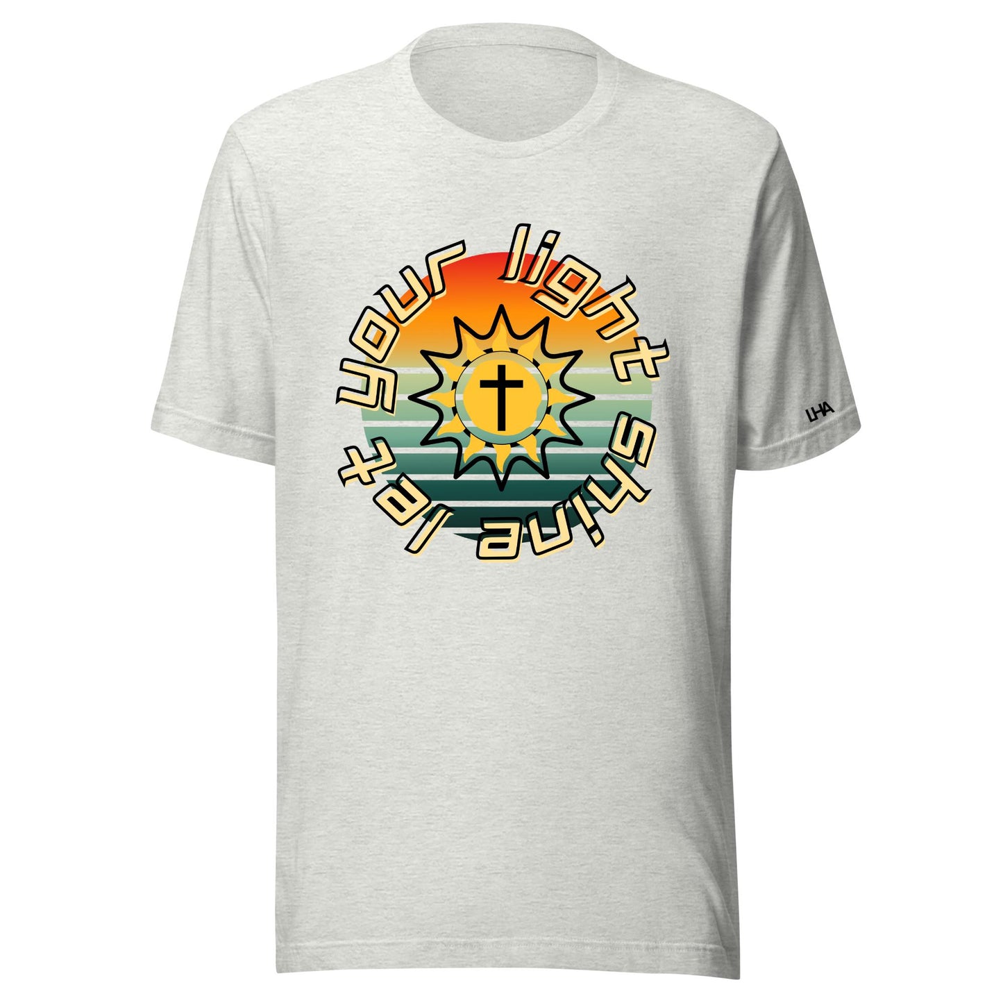 T-Shirt - Let Your Light Shine - Sunburst